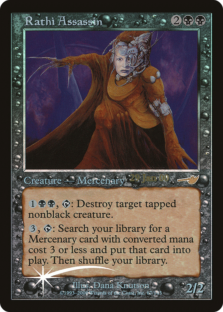 Assassin rajhi — Nemesis Promos — Magic: The Gathering