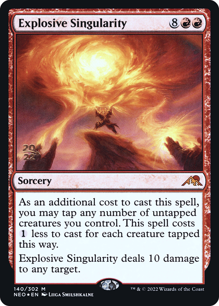 Explosive Singularity — Kamigawa: Neon Dynasty Promos — Magic: The Gathering