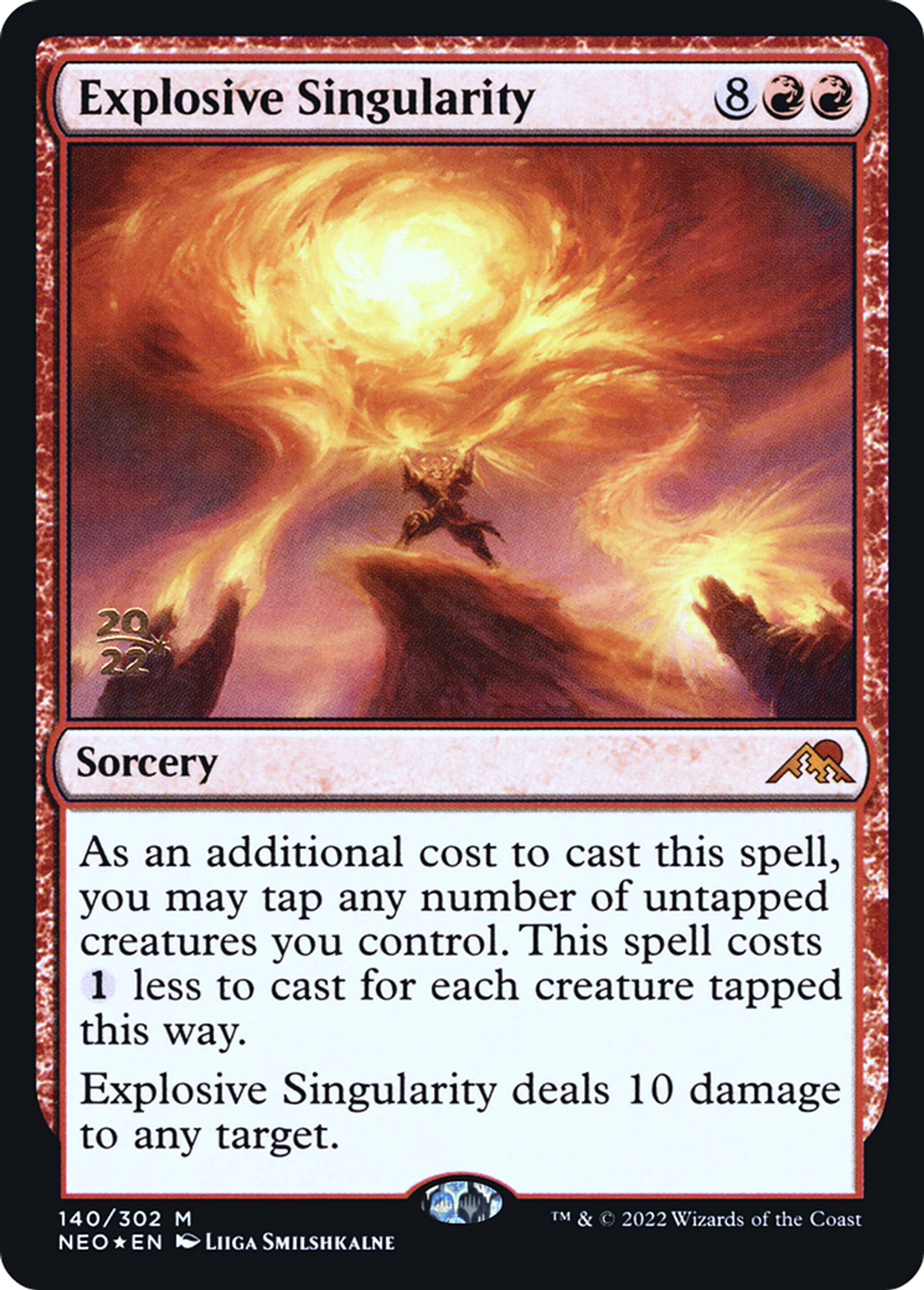 Singularité explosive — Kamigawa: Neon Dynasty Promos — Magic: The Gathering