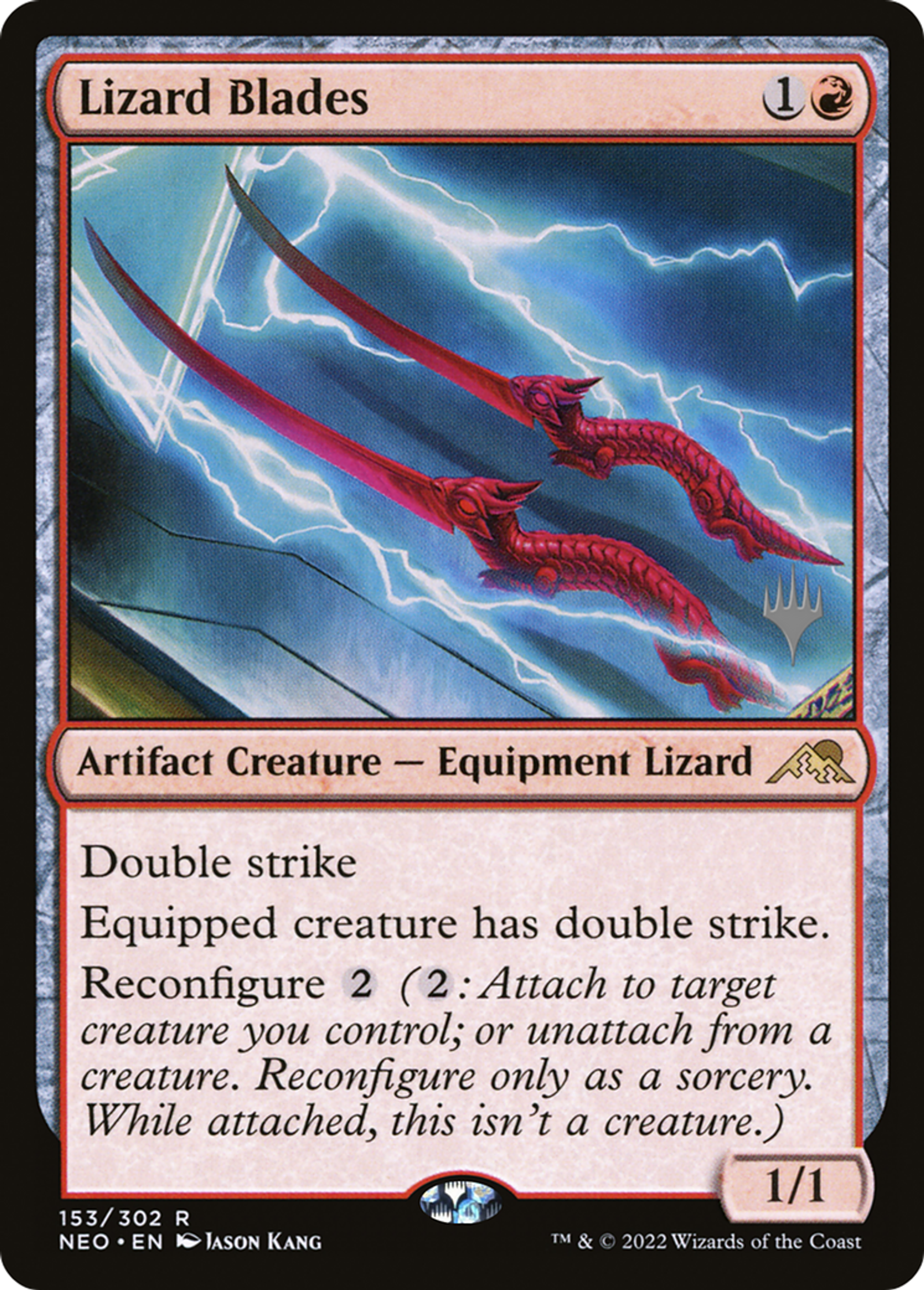 Lames lézard — Kamigawa: Neon Dynasty Promos — Magic: The Gathering