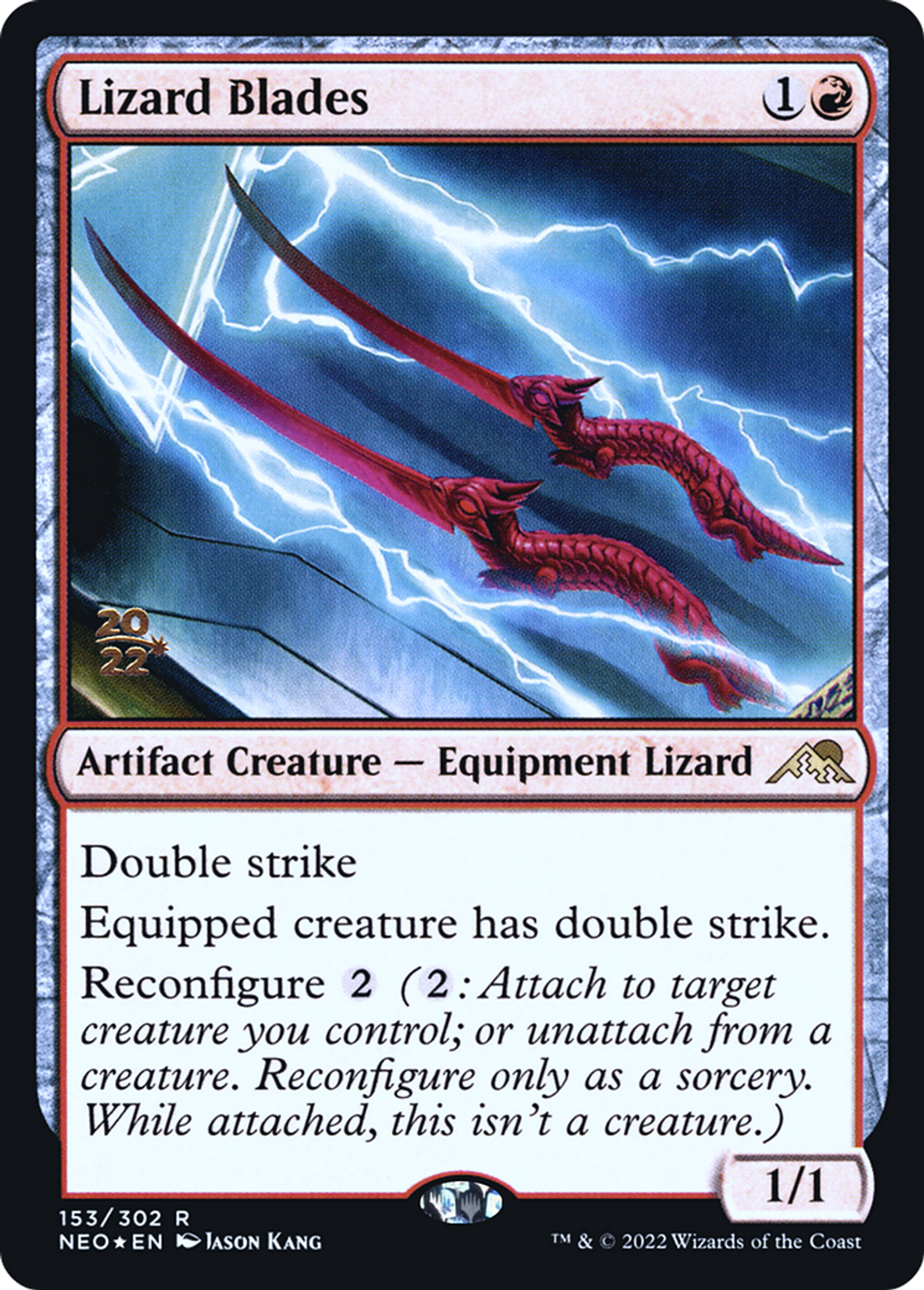 Lames lézard — Kamigawa: Neon Dynasty Promos — Magic: The Gathering
