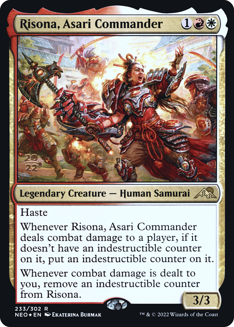 Risona, Asari Commander — Kamigawa: Neon Dynasty Promos — Magic: The Gathering
