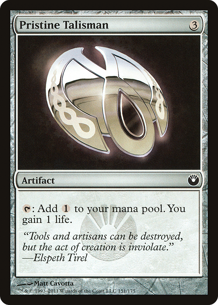 Pristine Talisman — New Phyrexia Promos — Magic: The Gathering