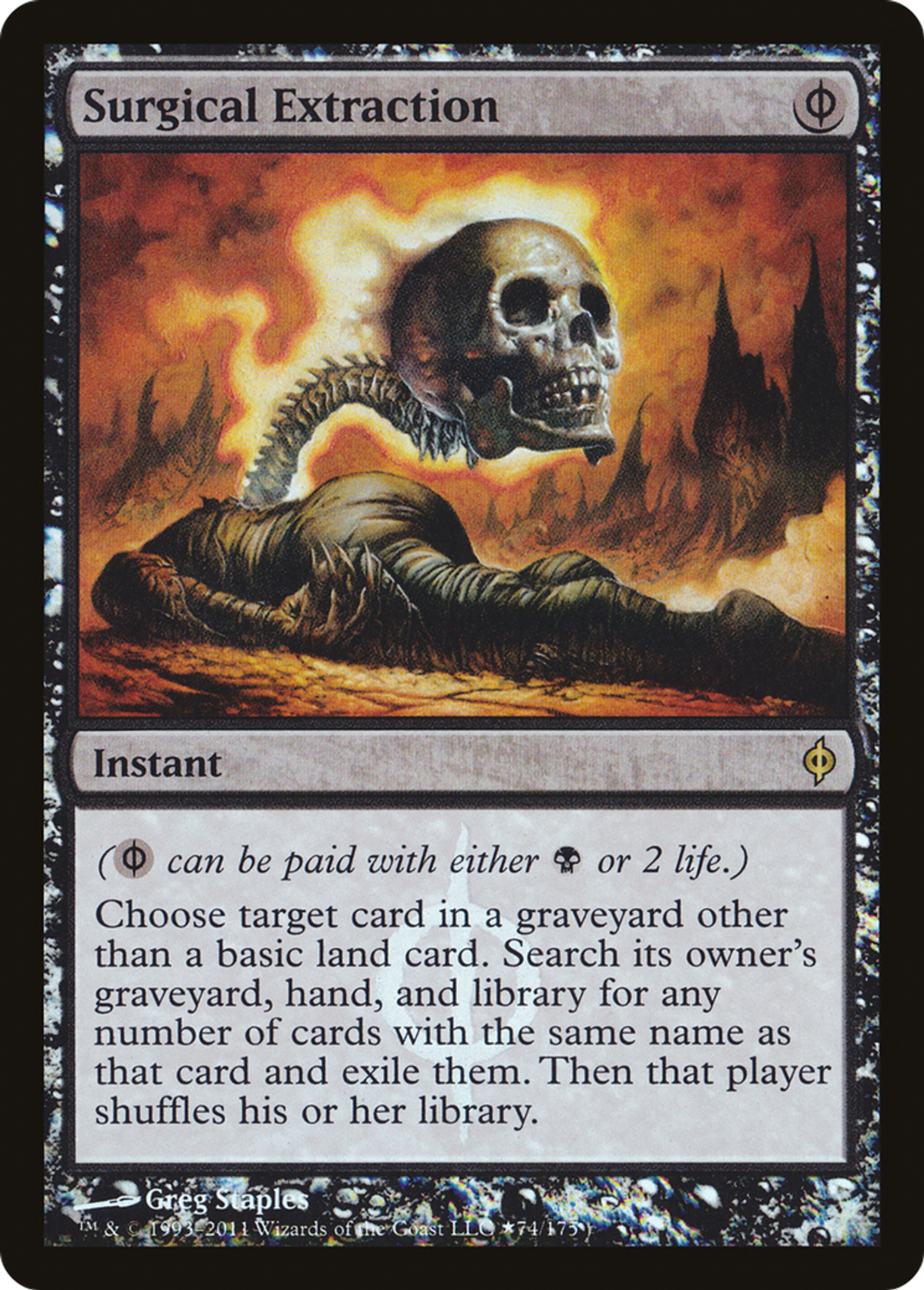 Surgical Extraction — New Phyrexia Promos — Magic: The Gathering