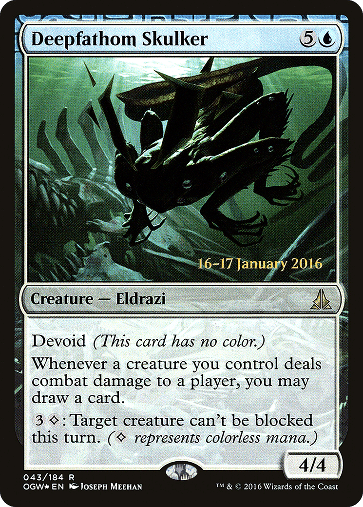 Deepfathom Skulker — Oath of the Gatewatch Promos — Magic: The Gathering