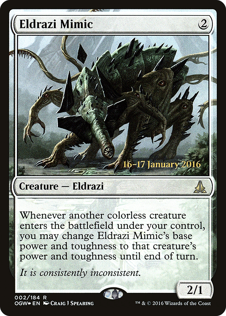 Eldrazi Mimic — Oath of the Gatewatch Promos — Magic: The Gathering