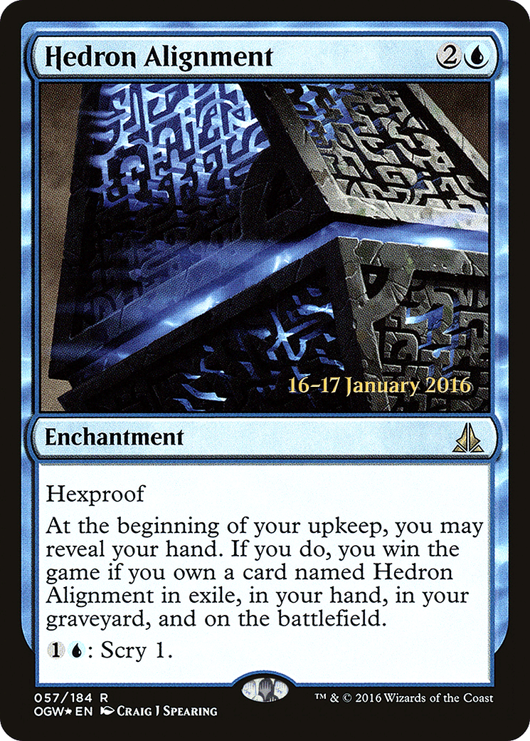 Hedron Alignment — Oath of the Gatewatch Promos — Magic: The Gathering