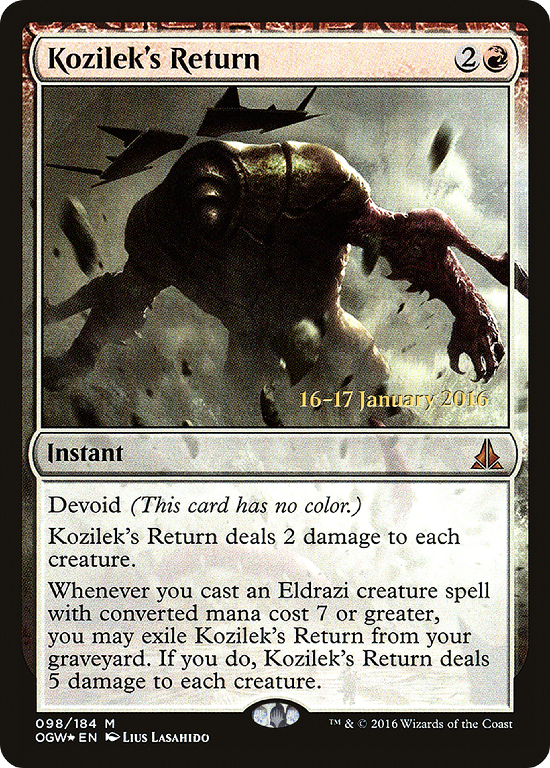 Kozilek's Return — Oath of the Gatewatch Promos — Magic: The Gathering