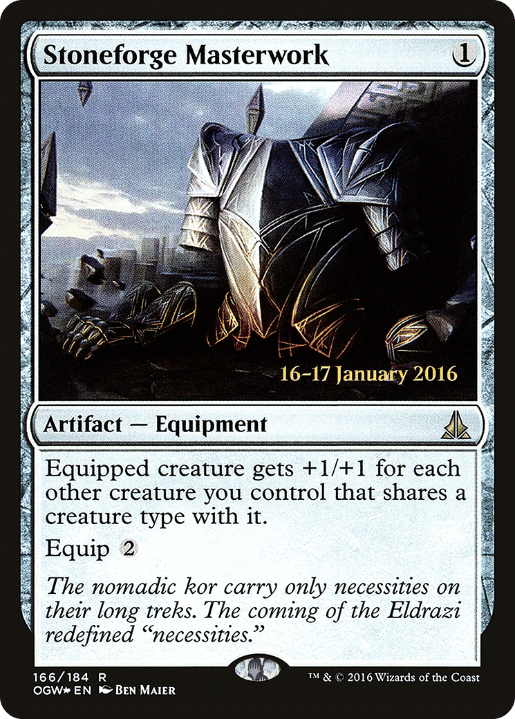 Stoneforge Masterwork — Oath of the Gatewatch Promos — Magic: The Gathering
