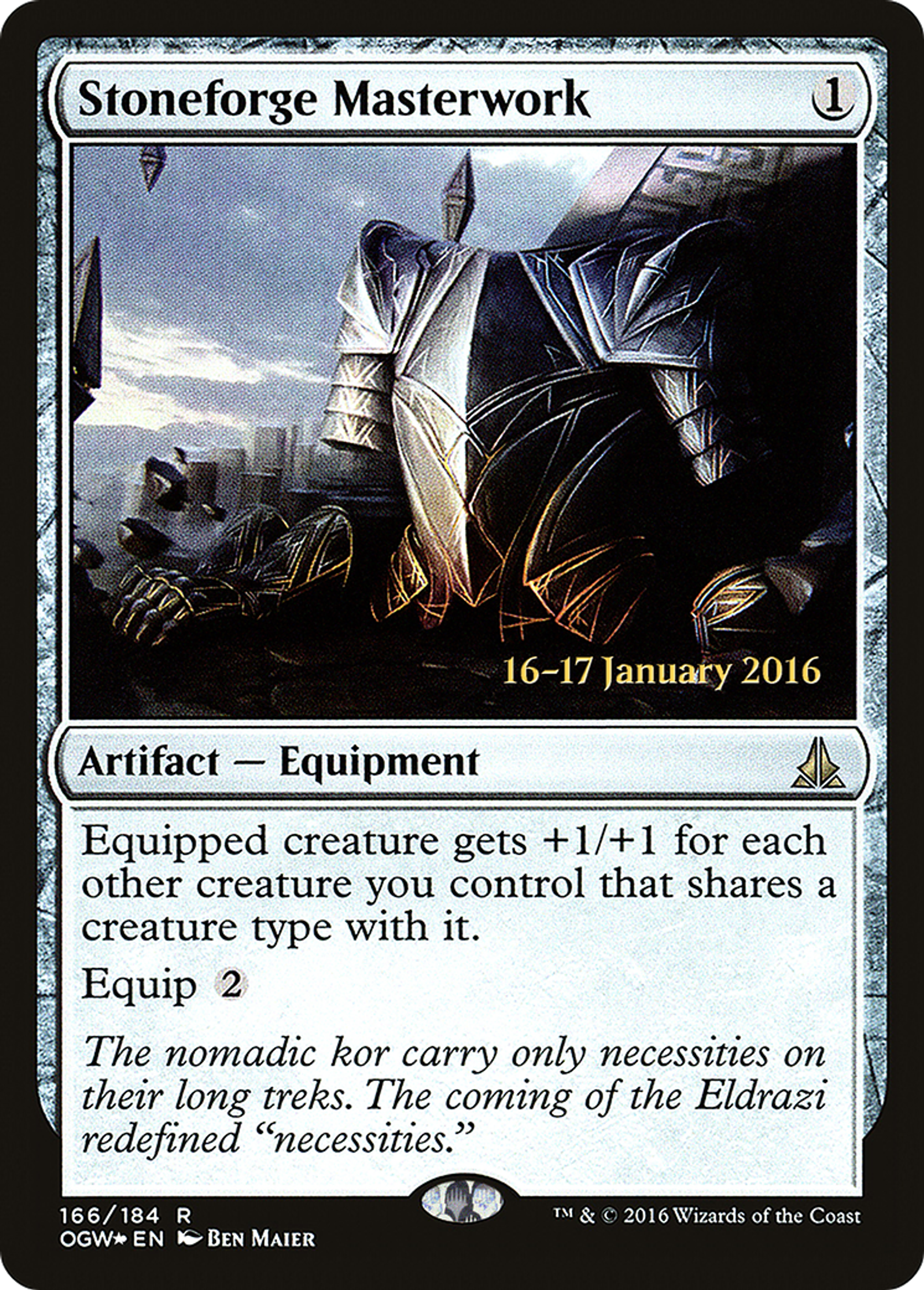 Stoneforge Masterwork — Oath of the Gatewatch Promos — Magic: The Gathering