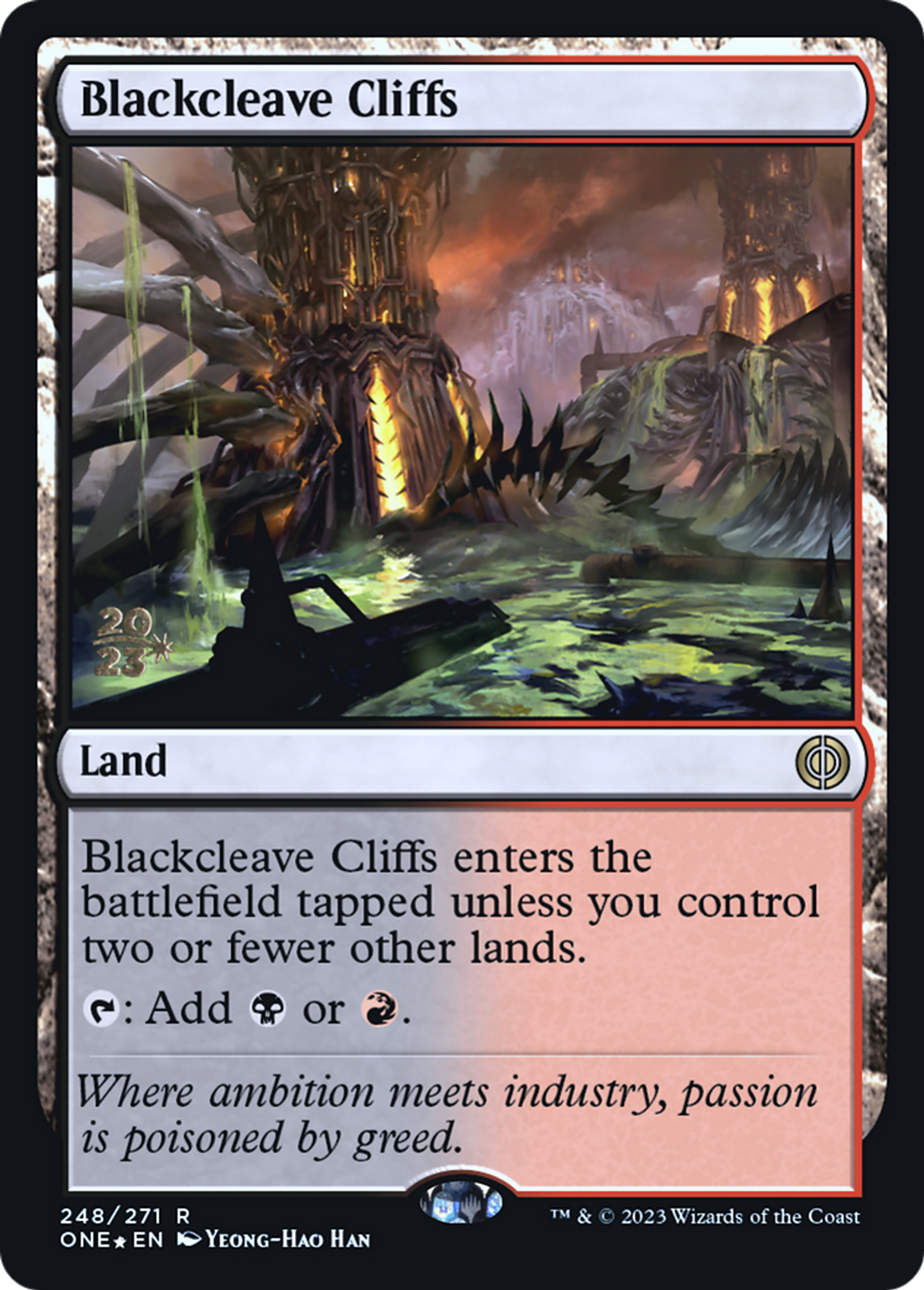 Falaises de Coupenoire — Phyrexia: All Will Be One Promos — Magic: The Gathering
