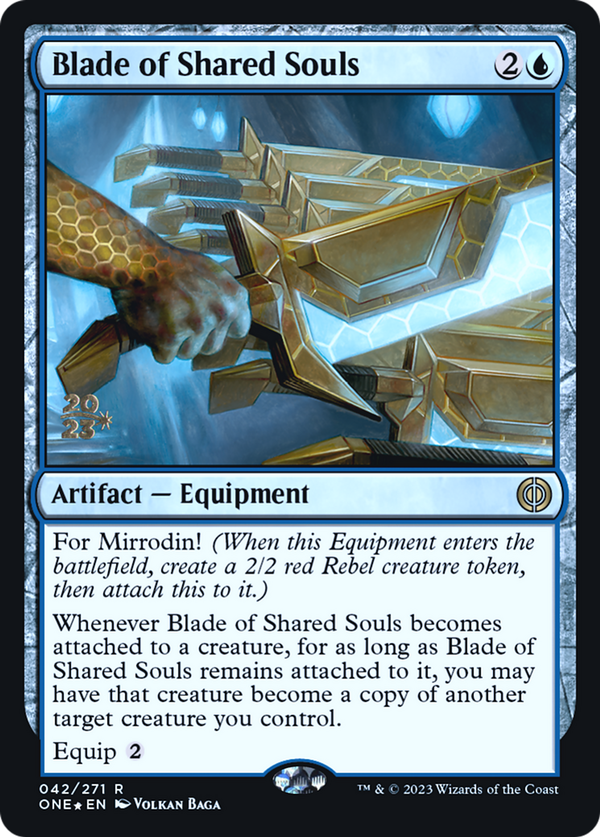 Lame des âmes partagées — Phyrexia: All Will Be One Promos — Magic: The Gathering