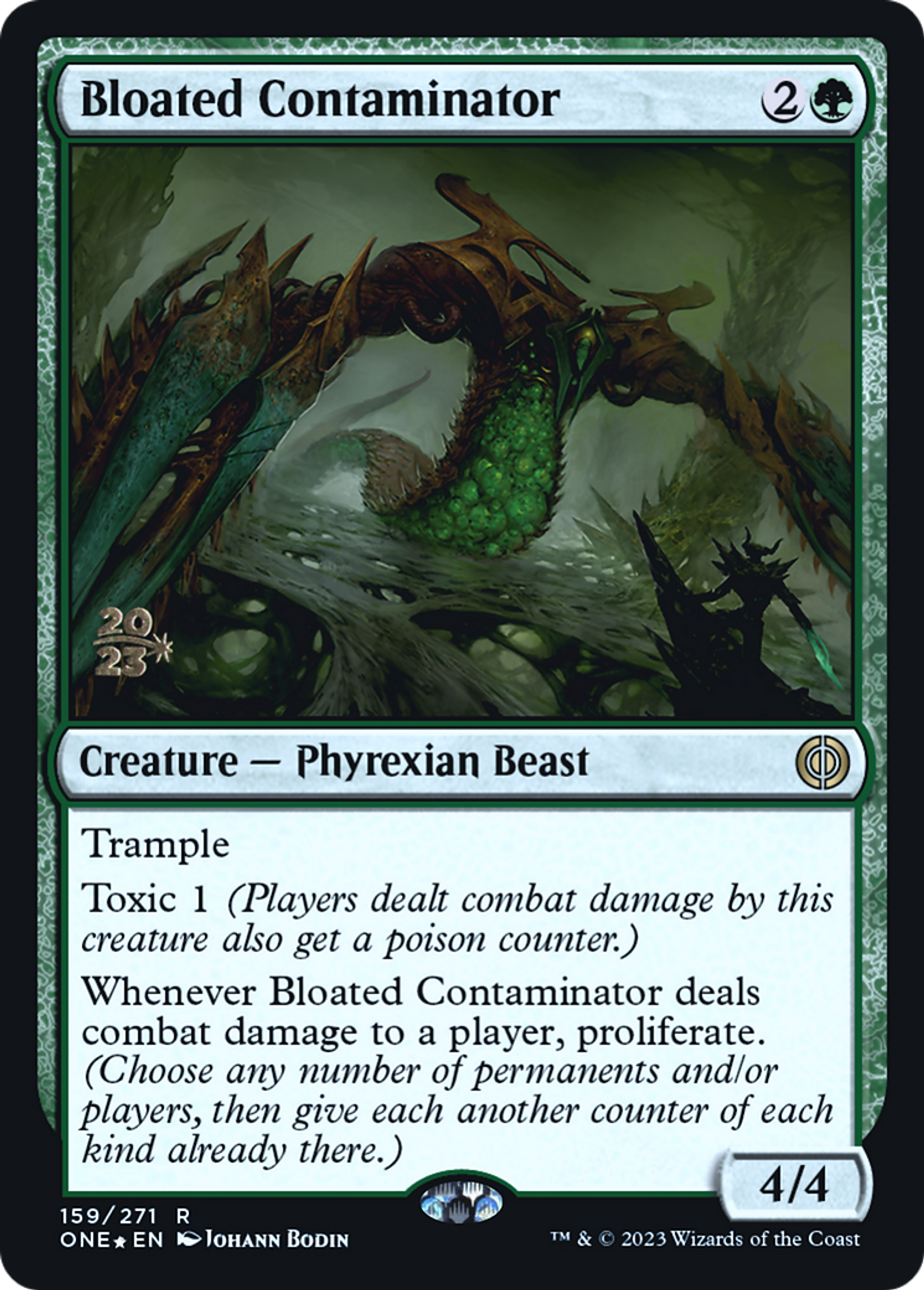 Contaminateur enflé — Phyrexia: All Will Be One Promos — Magic: The Gathering