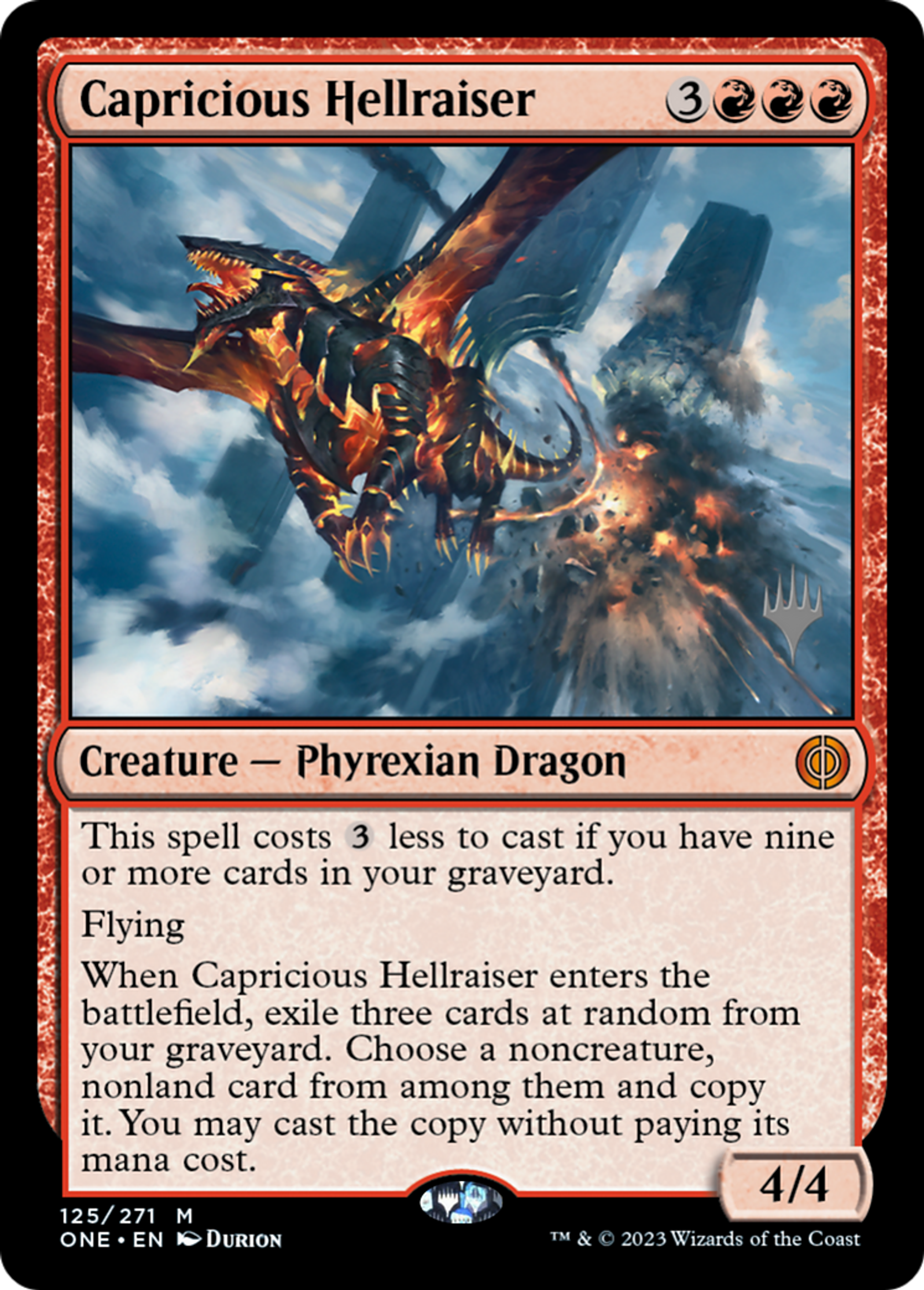 Godailleur capricieux — Phyrexia: All Will Be One Promos — Magic: The Gathering