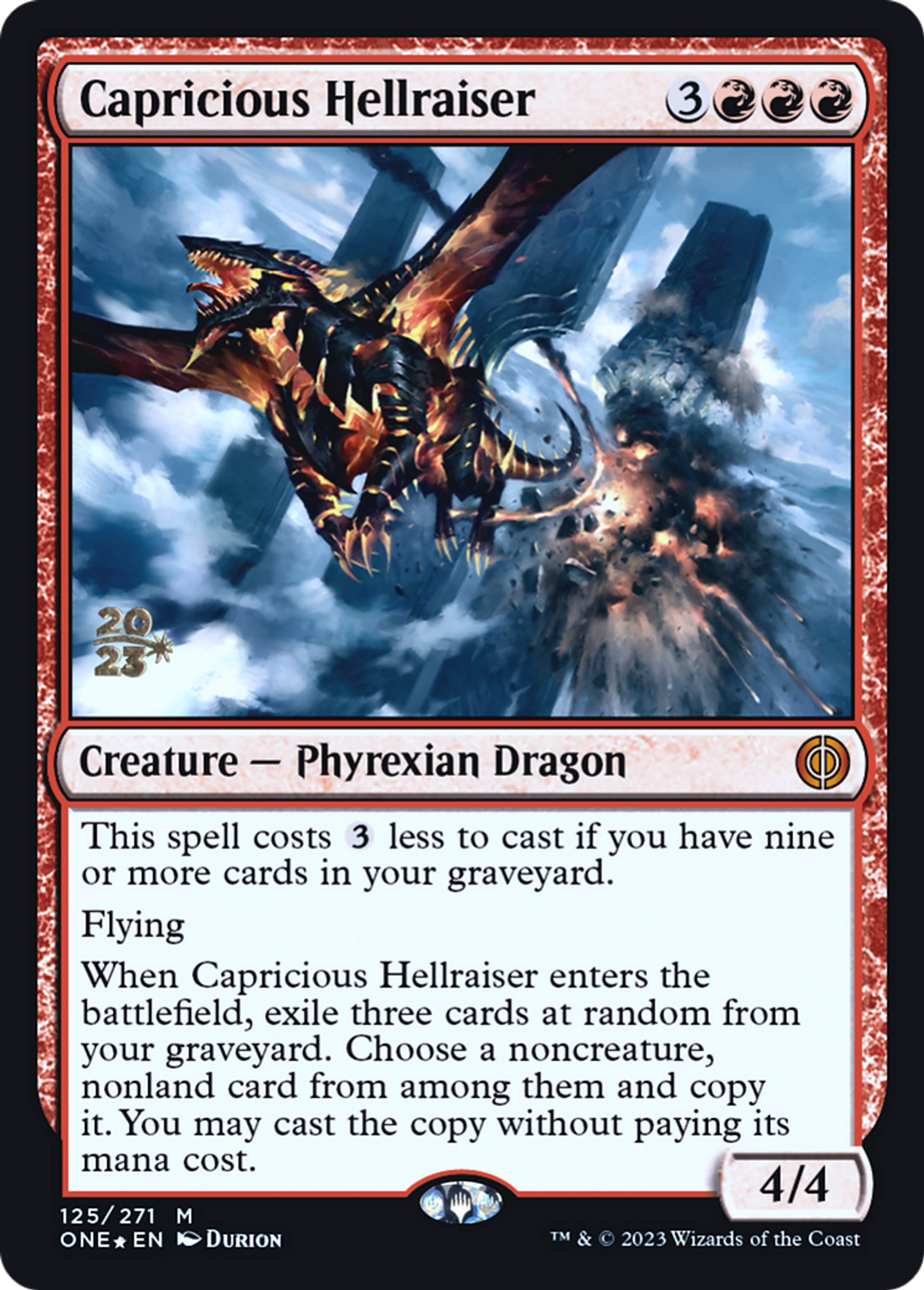 Godailleur capricieux — Phyrexia: All Will Be One Promos — Magic: The Gathering