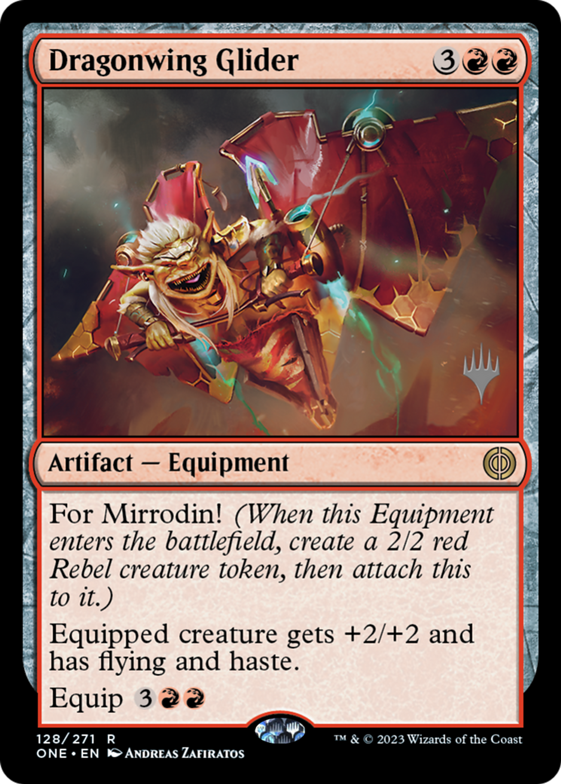 Planeur ailedragon — Phyrexia: All Will Be One Promos — Magic: The Gathering