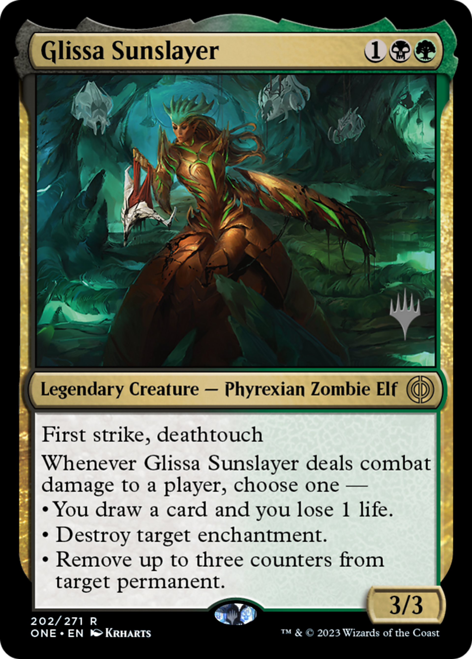 Glissa Tuesoleil — Phyrexia: All Will Be One Promos — Magic: The Gathering