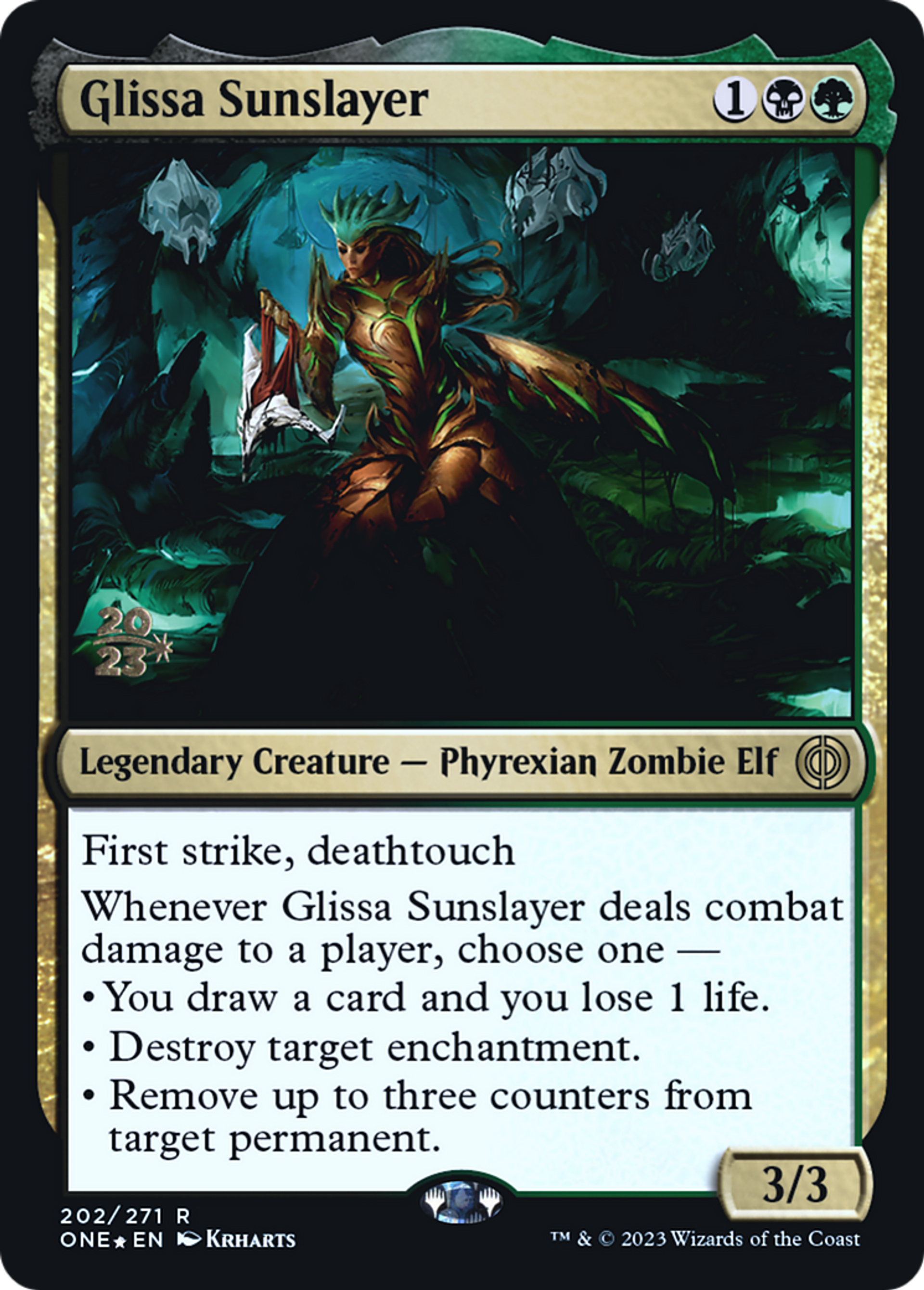 Glissa Tuesoleil — Phyrexia: All Will Be One Promos — Magic: The Gathering