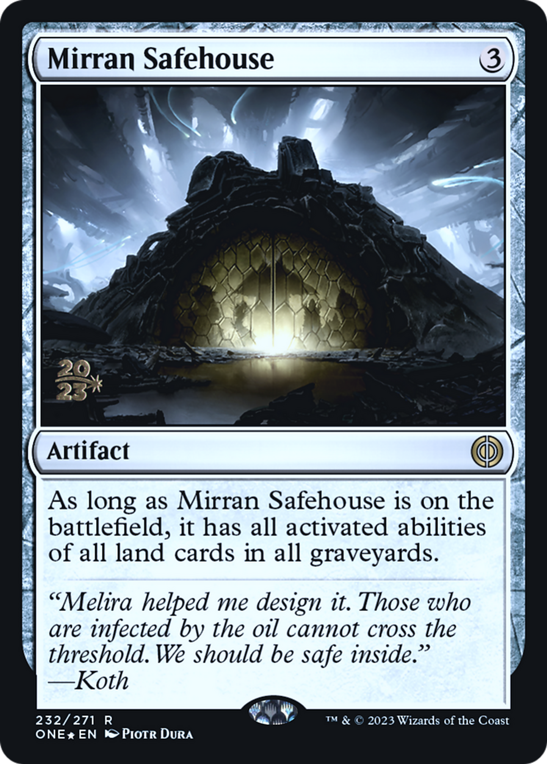 Lieu sûr mirran — Phyrexia: All Will Be One Promos — Magic: The Gathering
