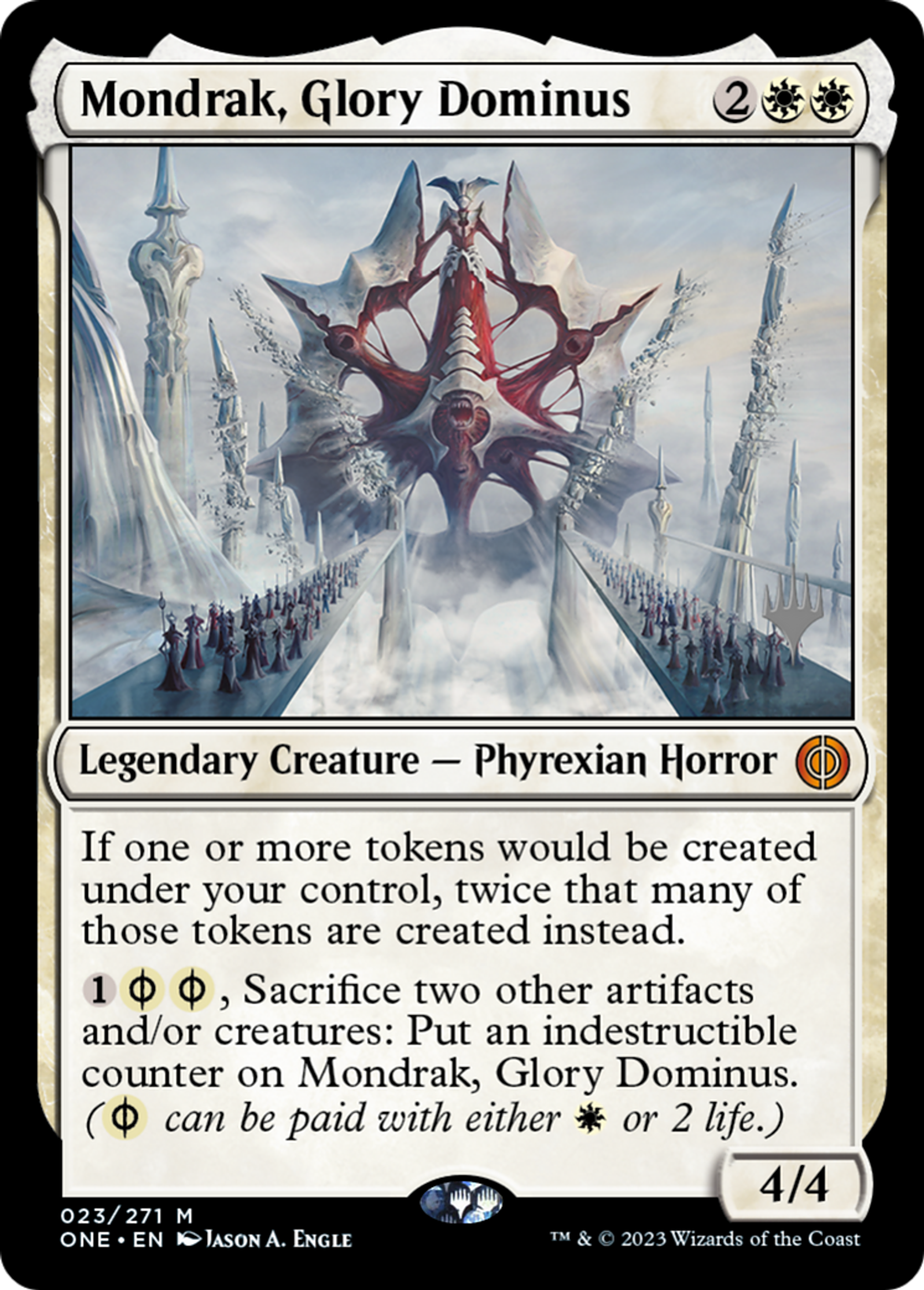 Mondrak, Dominus de la gloire — Phyrexia: All Will Be One Promos — Magic: The Gathering