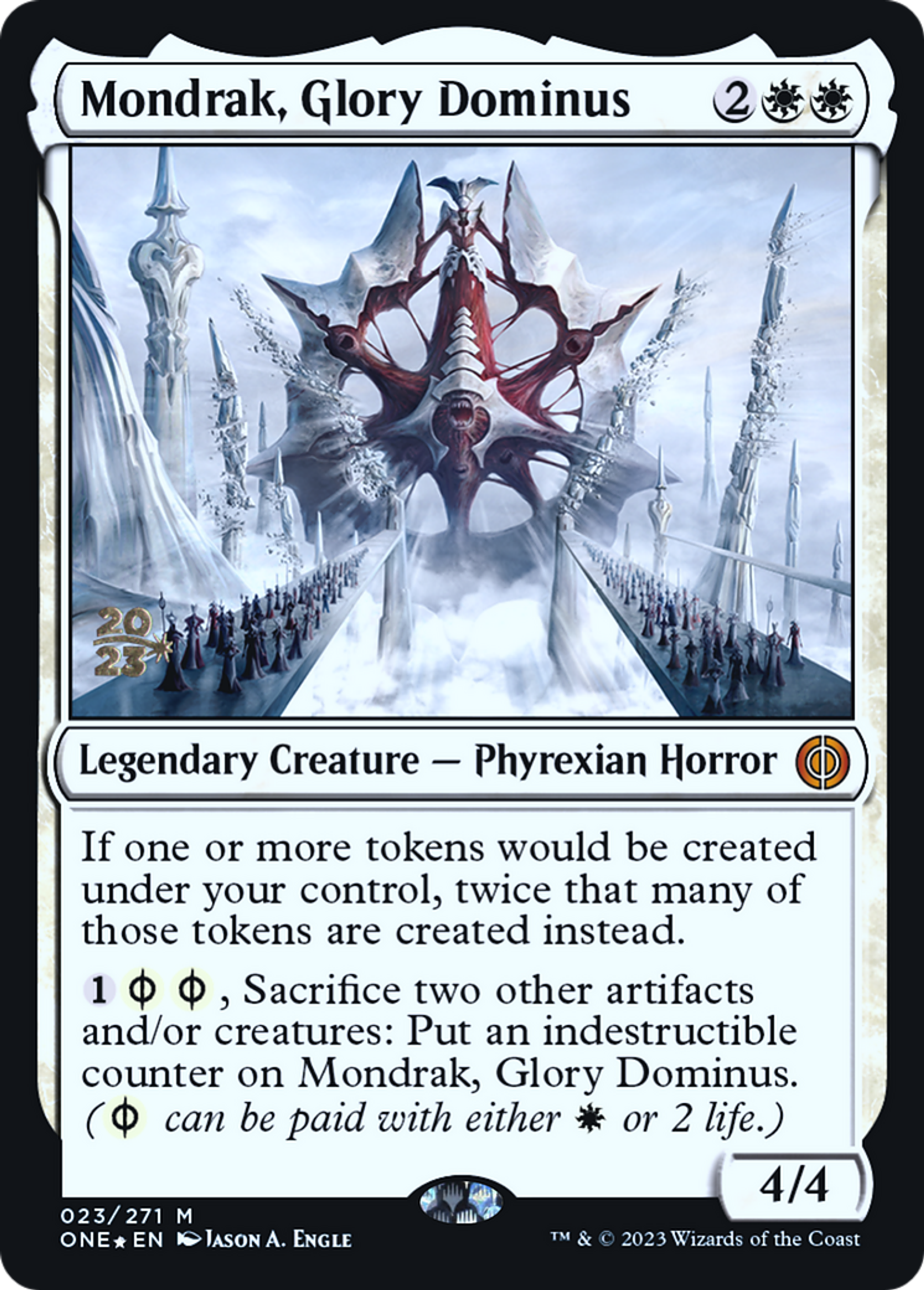 Mondrak, Dominus de la gloire — Phyrexia: All Will Be One Promos — Magic: The Gathering