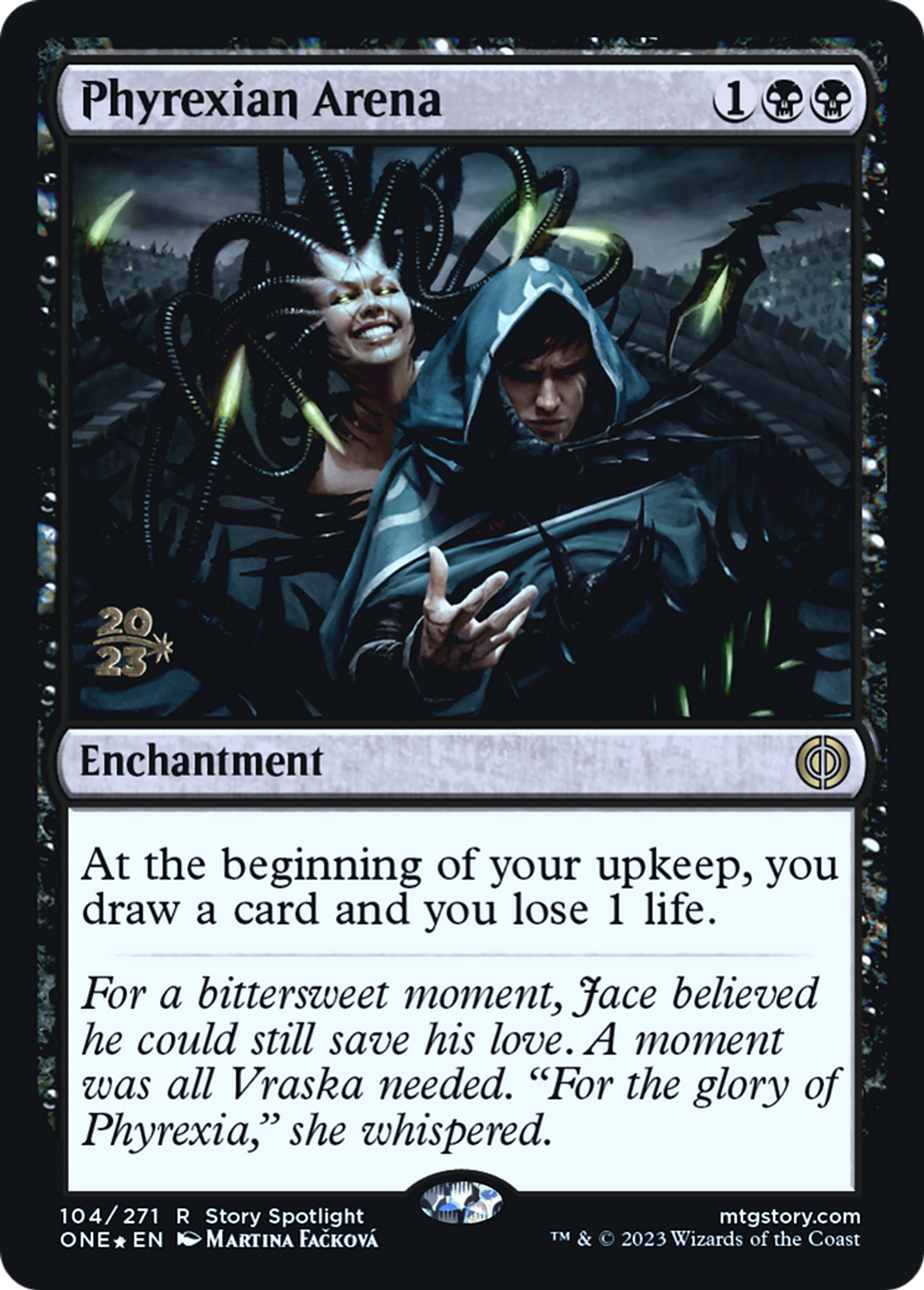 Phyrexian Arena — Phyrexia: All Will Be One Promos — Magic: The Gathering