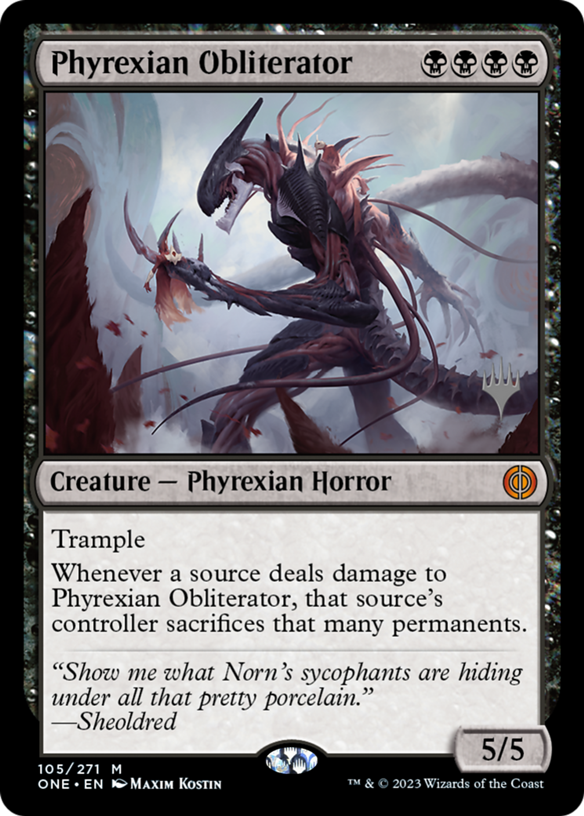 Oblitérateur phyrexian — Phyrexia: All Will Be One Promos — Magic: The Gathering