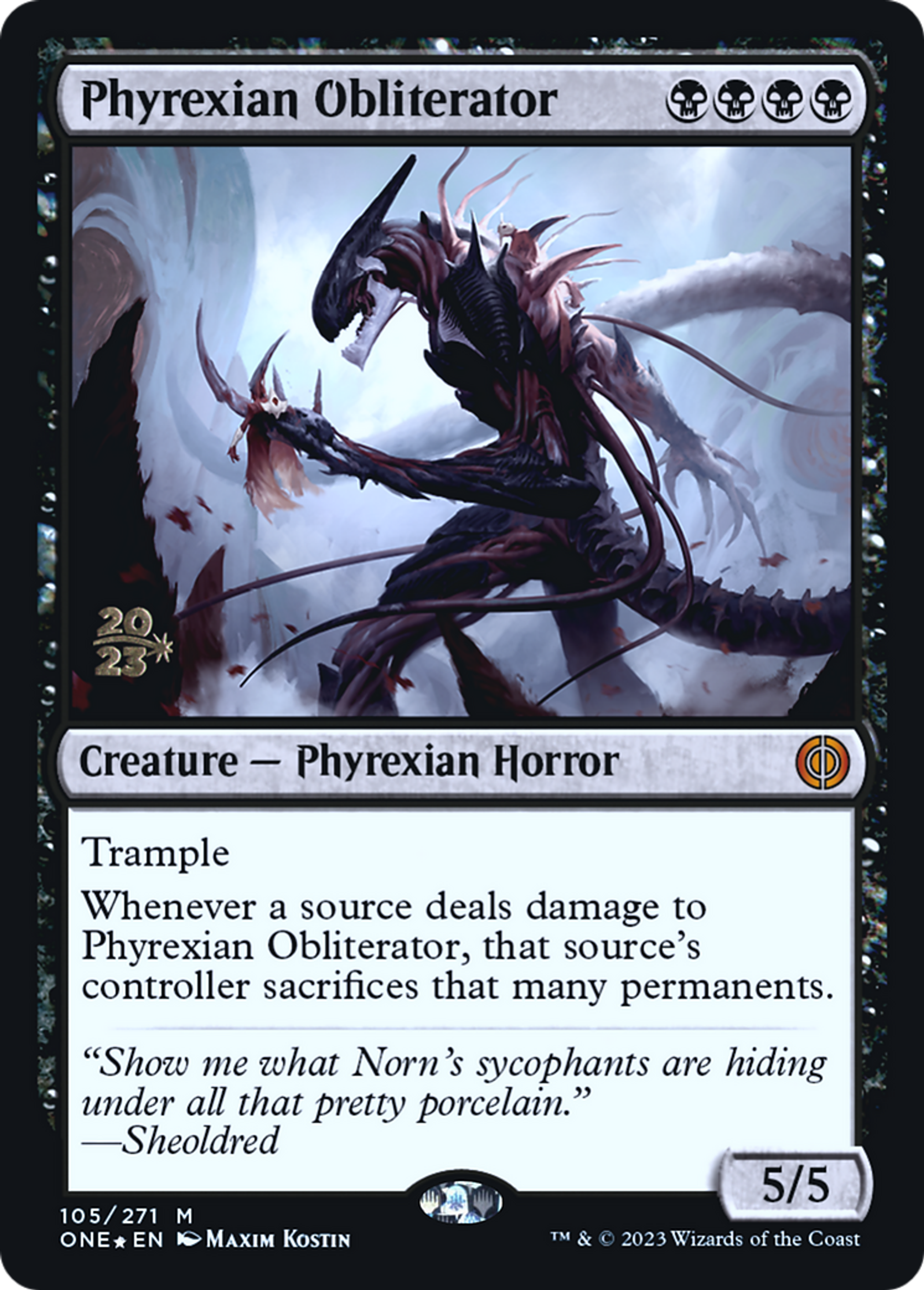 Oblitérateur phyrexian — Phyrexia: All Will Be One Promos — Magic: The Gathering