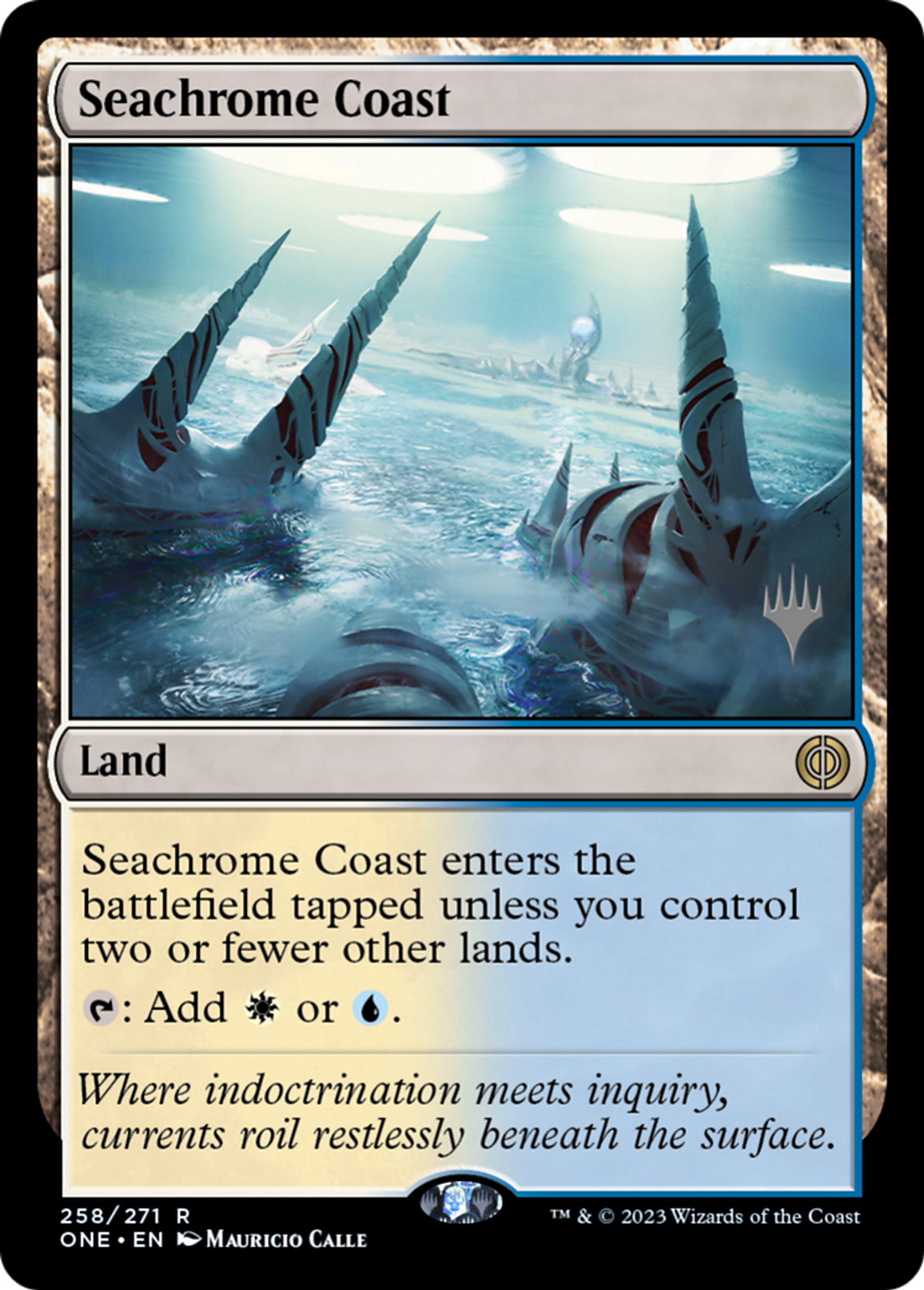Côte de Chromemer — Phyrexia: All Will Be One Promos — Magic: The Gathering