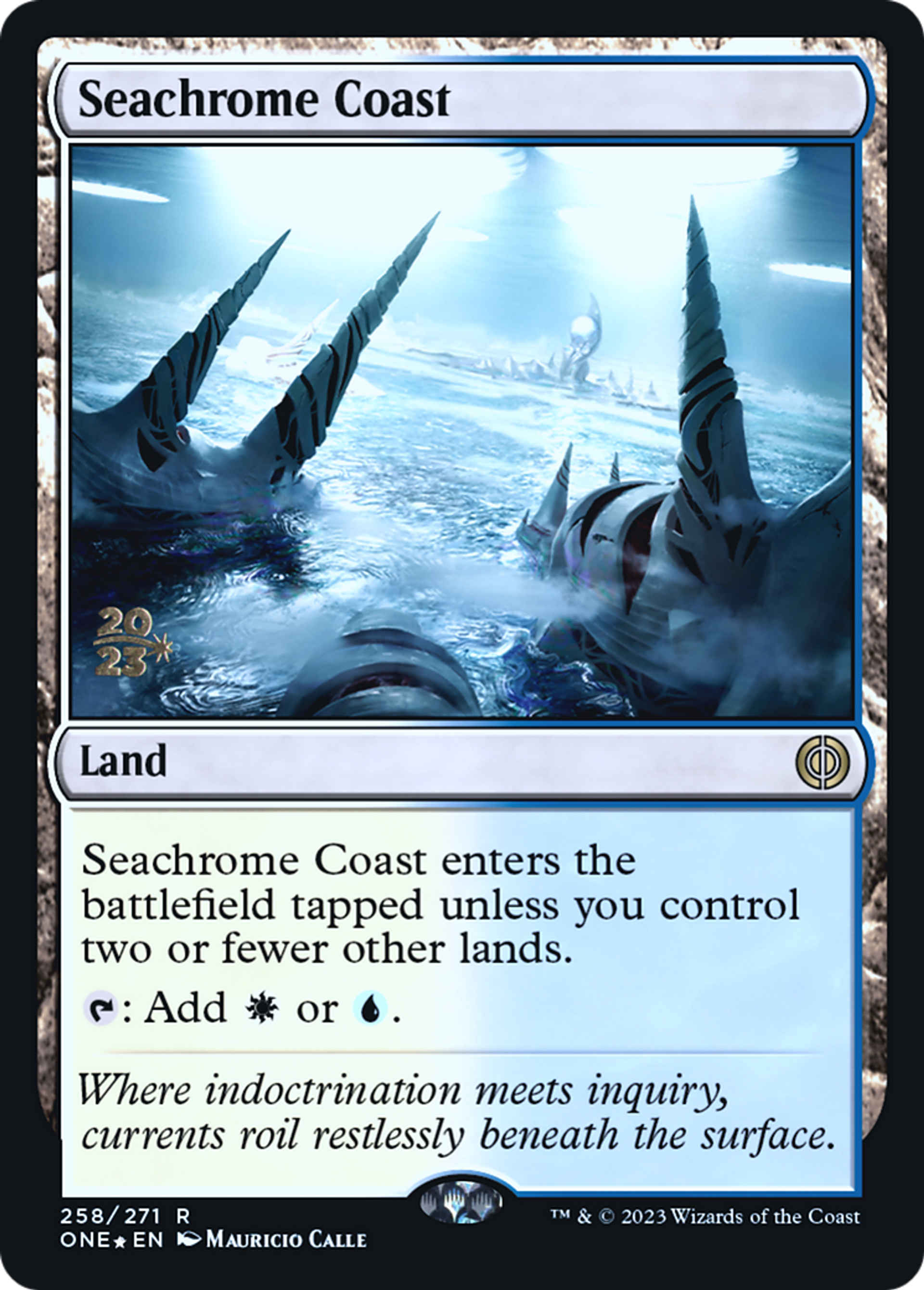 Côte de Chromemer — Phyrexia: All Will Be One Promos — Magic: The Gathering