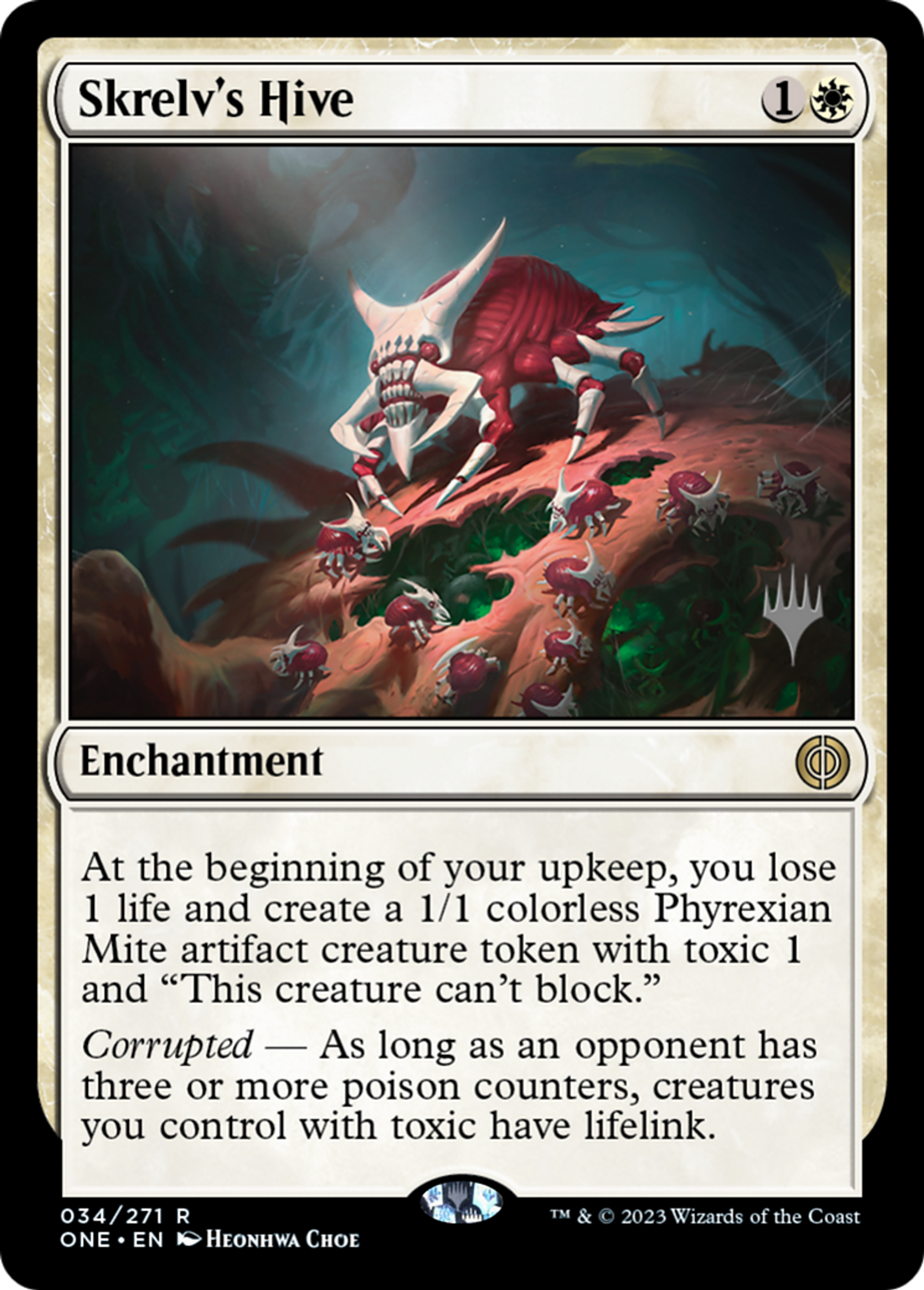 Essaim de Skrelv — Phyrexia: All Will Be One Promos — Magic: The Gathering