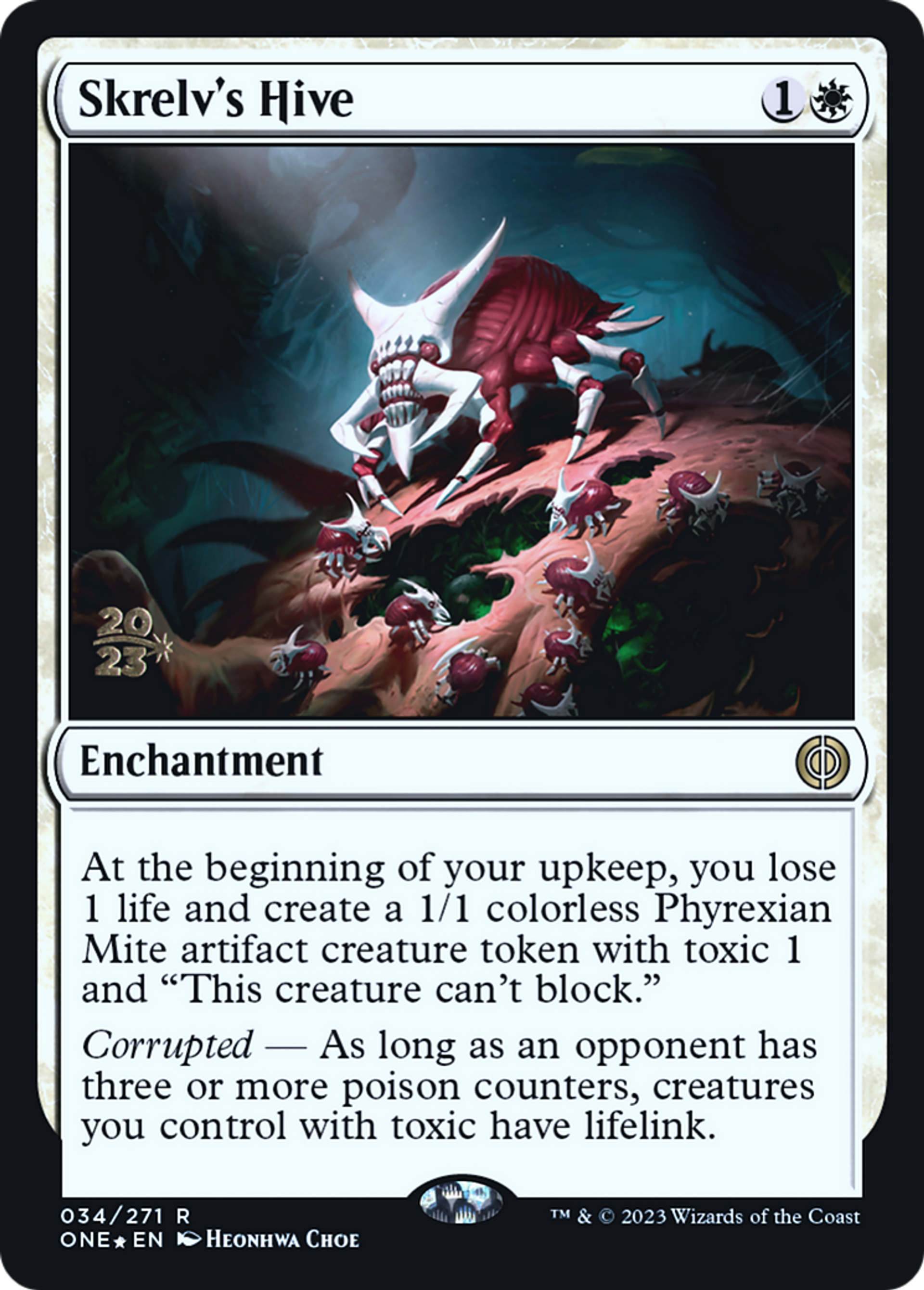 Essaim de Skrelv — Phyrexia: All Will Be One Promos — Magic: The Gathering