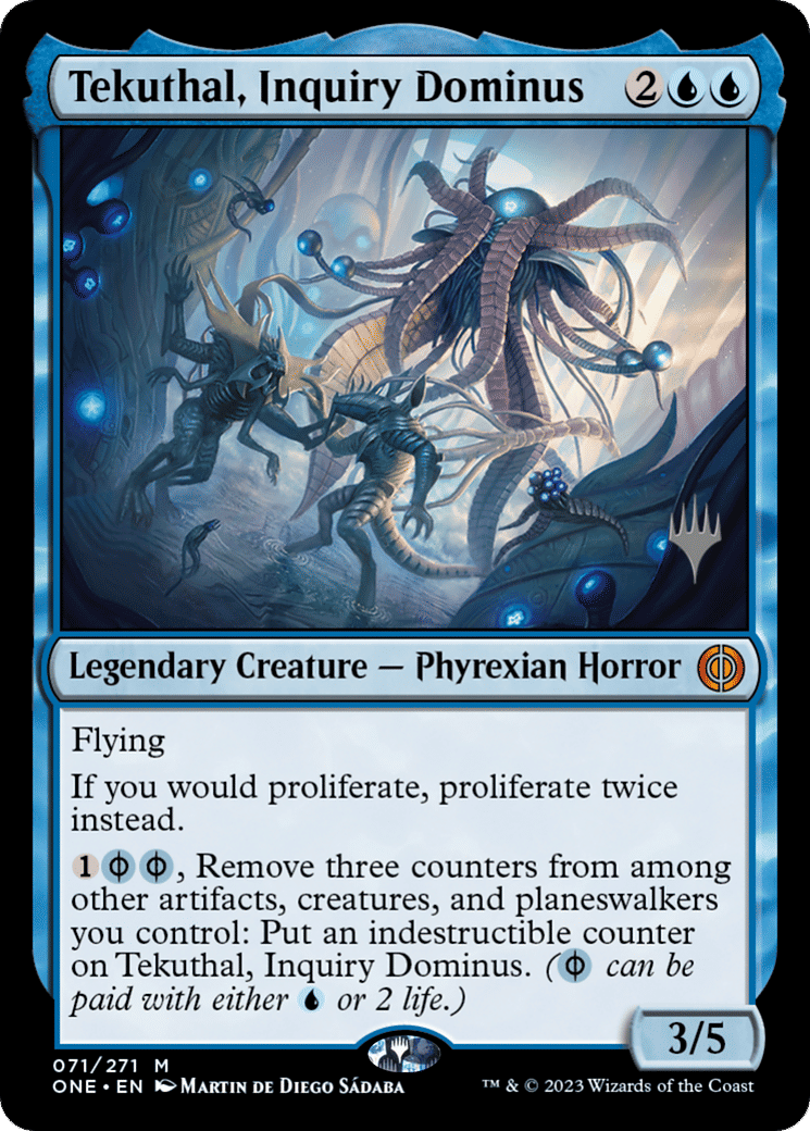 Tekuthal, Inquiry Dominus — Phyrexia: All Will Be One Promos — Magic: The Gathering