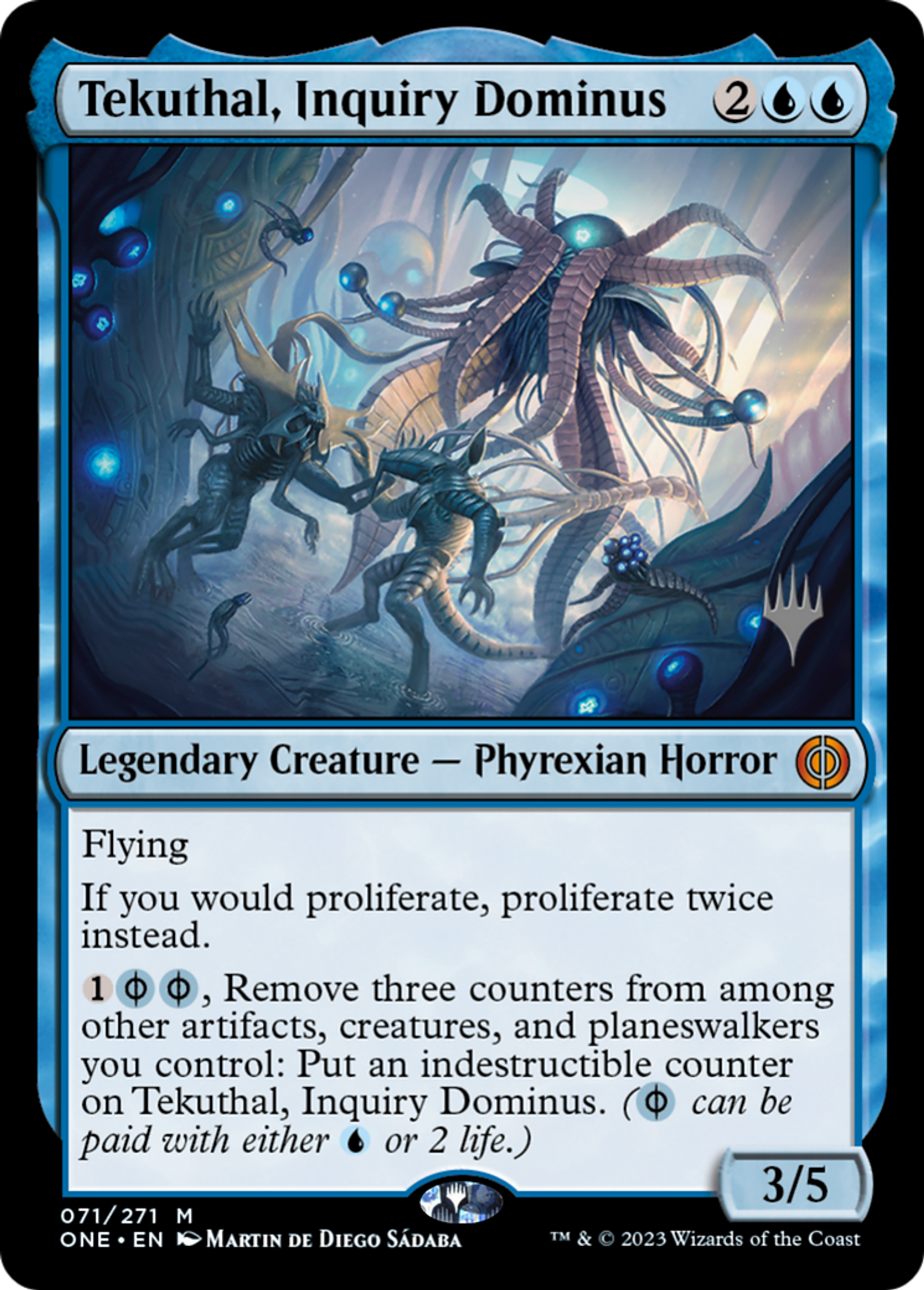 Tekuthal, Dominus des enquêtes — Phyrexia: All Will Be One Promos — Magic: The Gathering