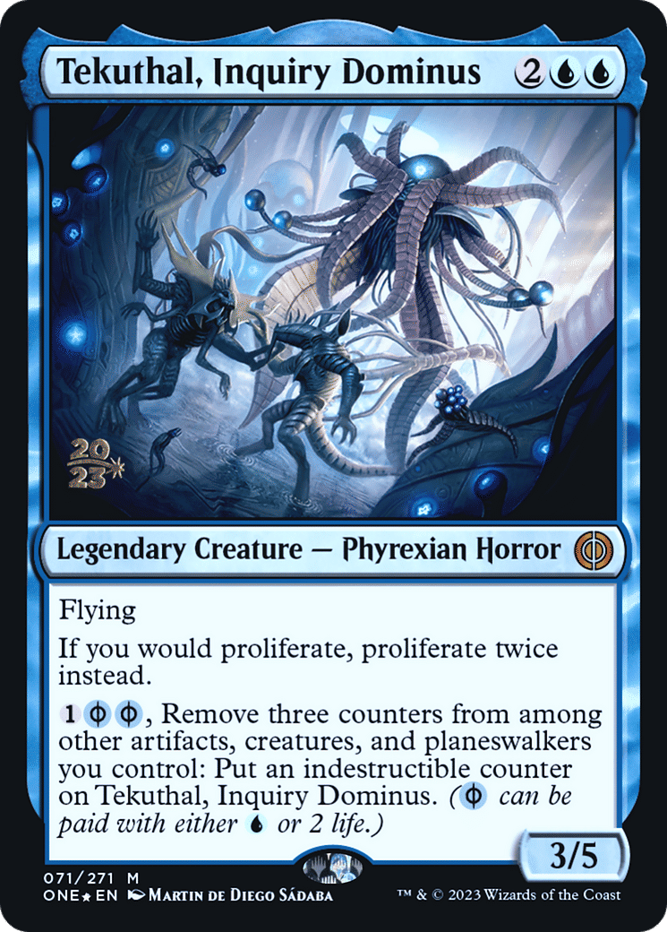 Tekuthal, Inquiry Dominus — Phyrexia: All Will Be One Promos — Magic: The Gathering