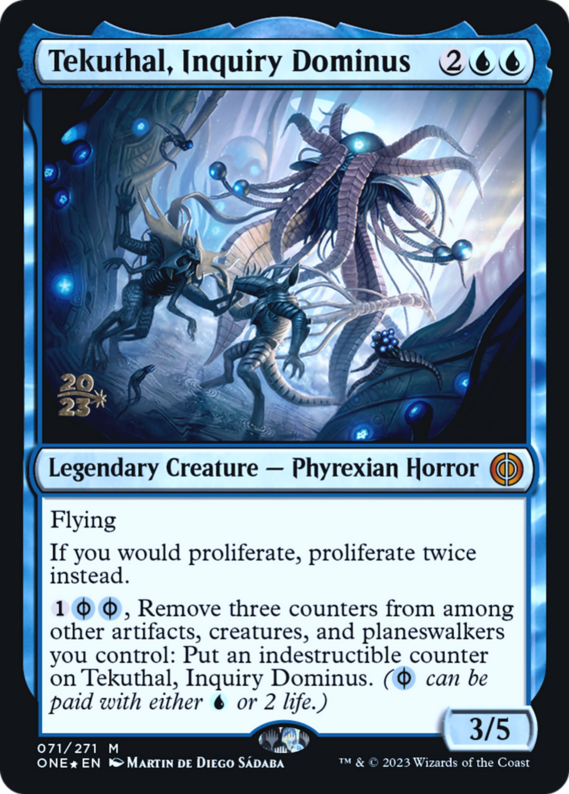 Tekuthal, Dominus des enquêtes — Phyrexia: All Will Be One Promos — Magic: The Gathering