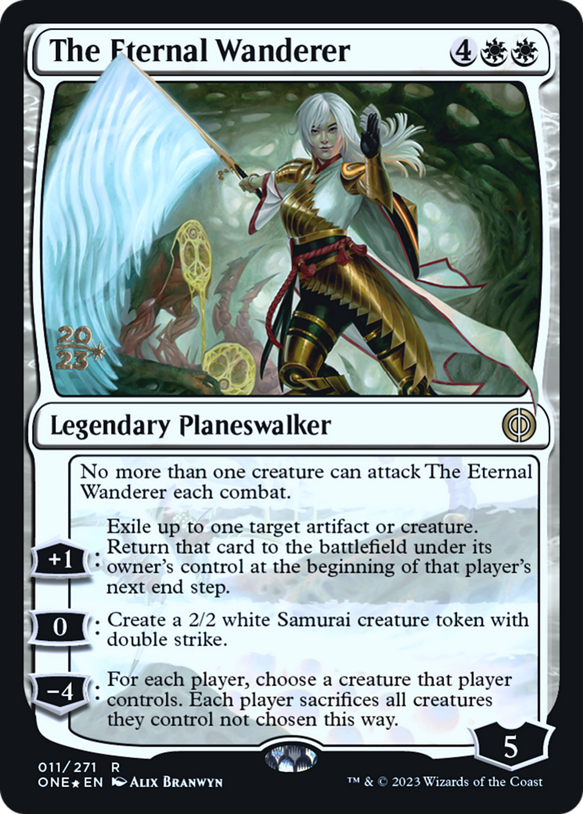L'éternelle Vagabonde — Phyrexia: All Will Be One Promos — Magic: The Gathering