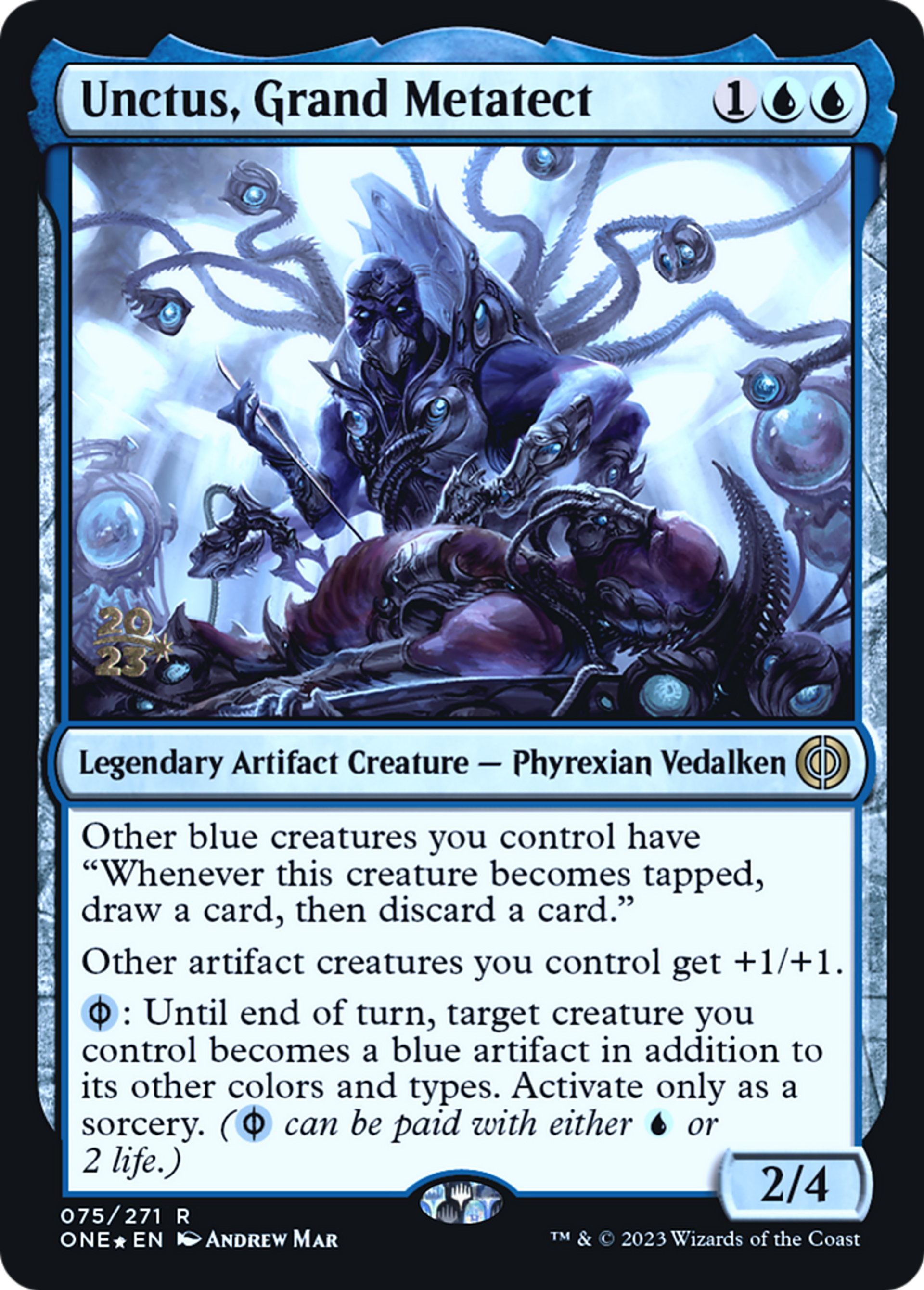 Unctus, Grand Metatect — Phyrexia: All Will Be One Promos — Magic: The Gathering