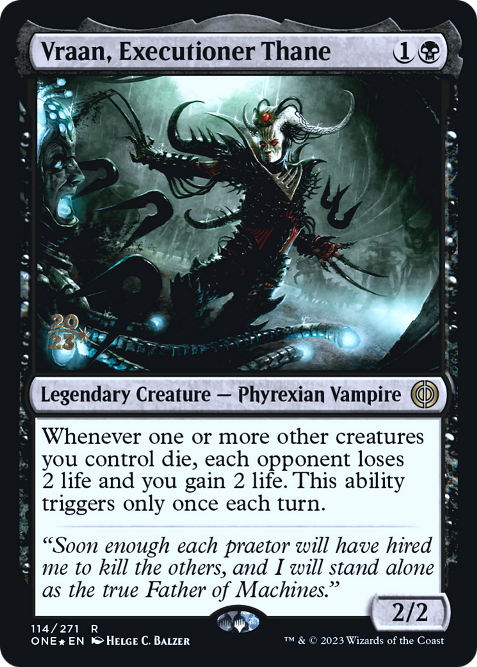 Vraan, Thane exécuteur — Phyrexia: All Will Be One Promos — Magic: The Gathering