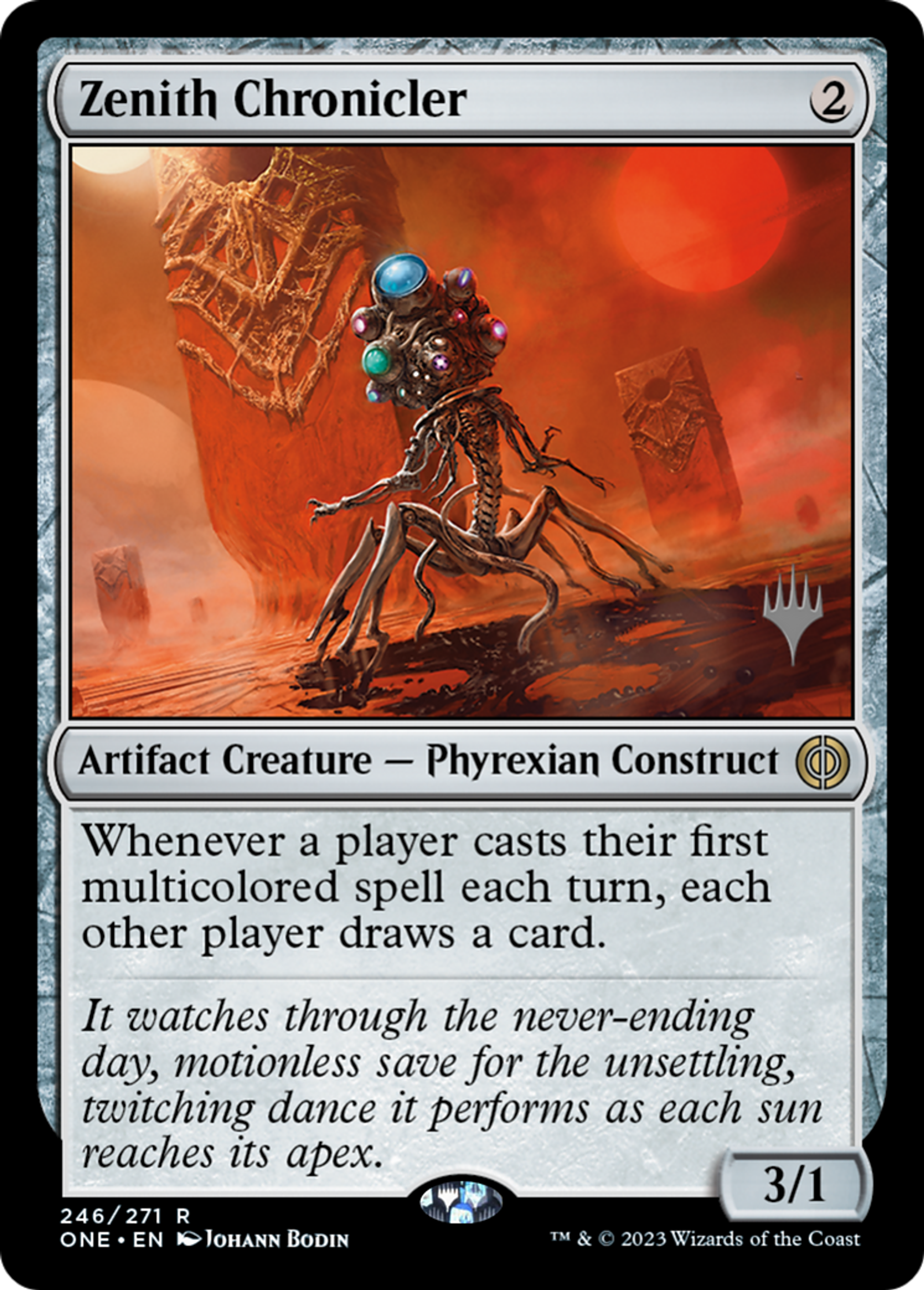 Chroniqueur du zénith — Phyrexia: All Will Be One Promos — Magic: The Gathering