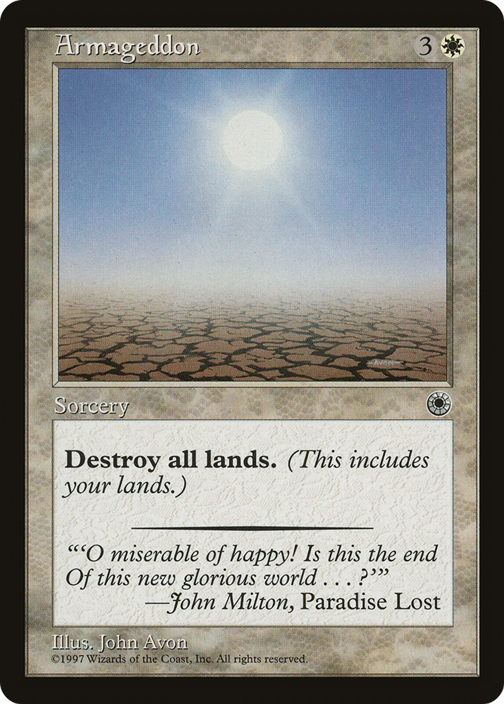 Armageddon — Portal — Magic: The Gathering