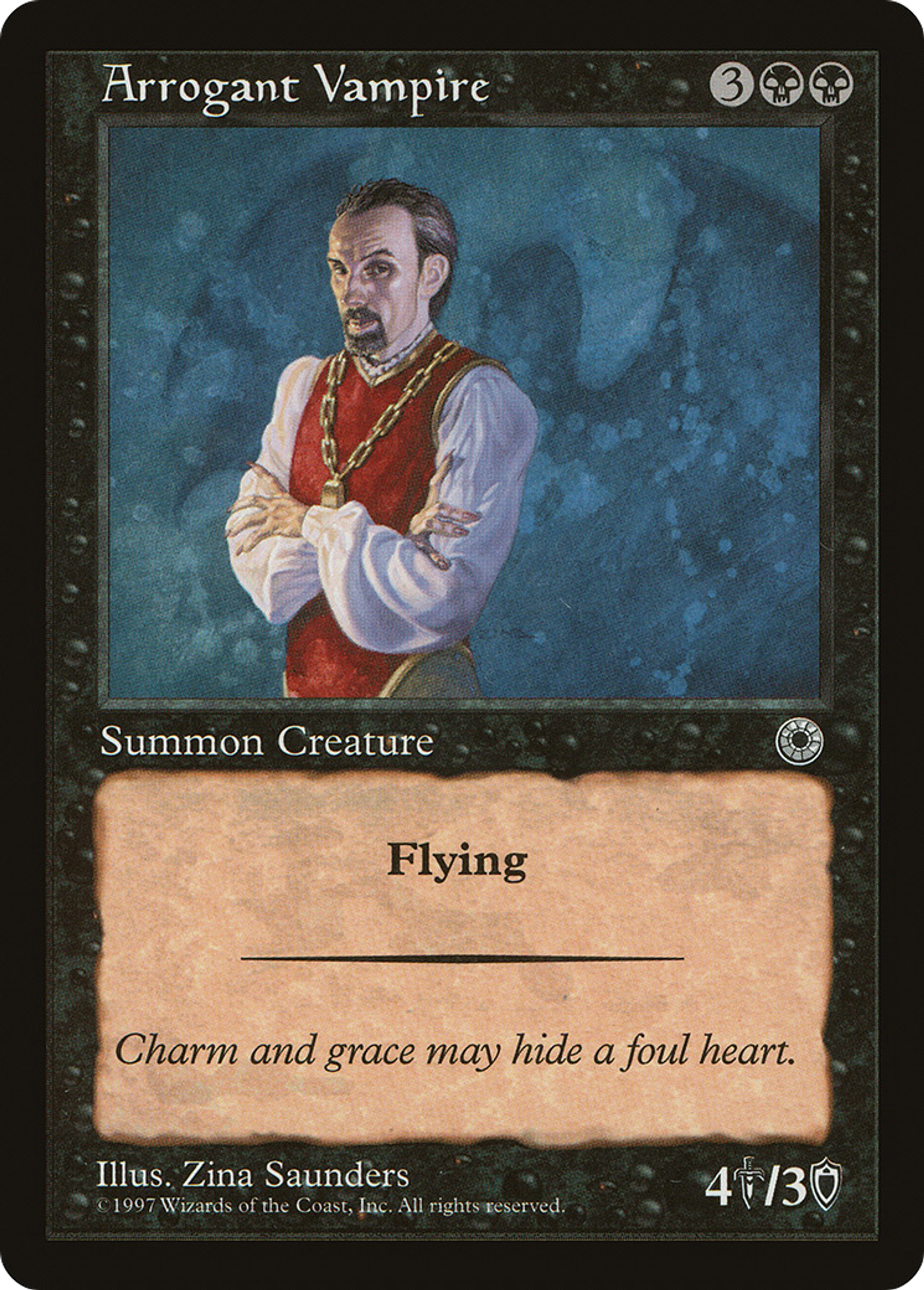 Arrogant Vampire — Portal — Magic: The Gathering