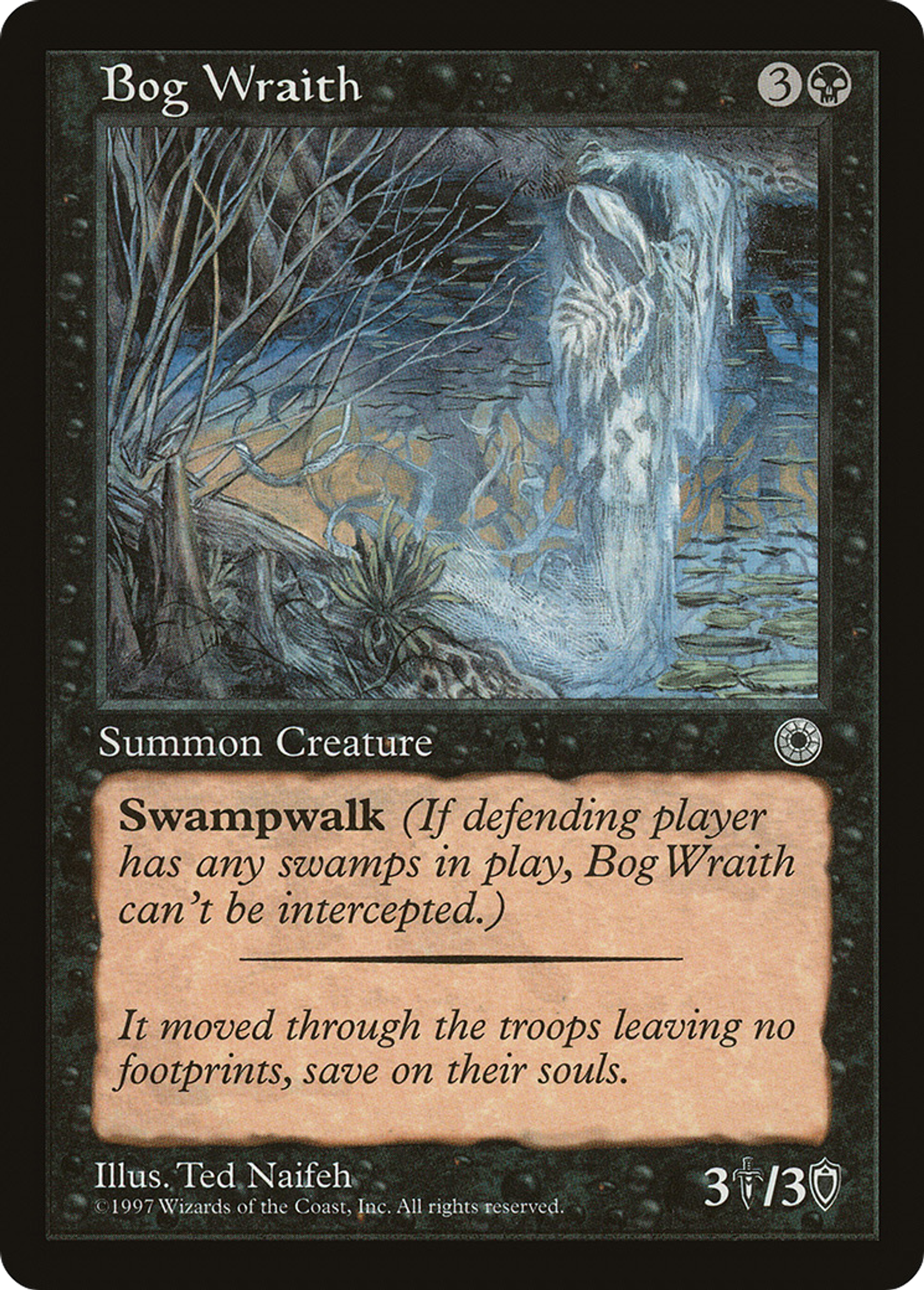 Bog Wraith — Portal — Magic: The Gathering
