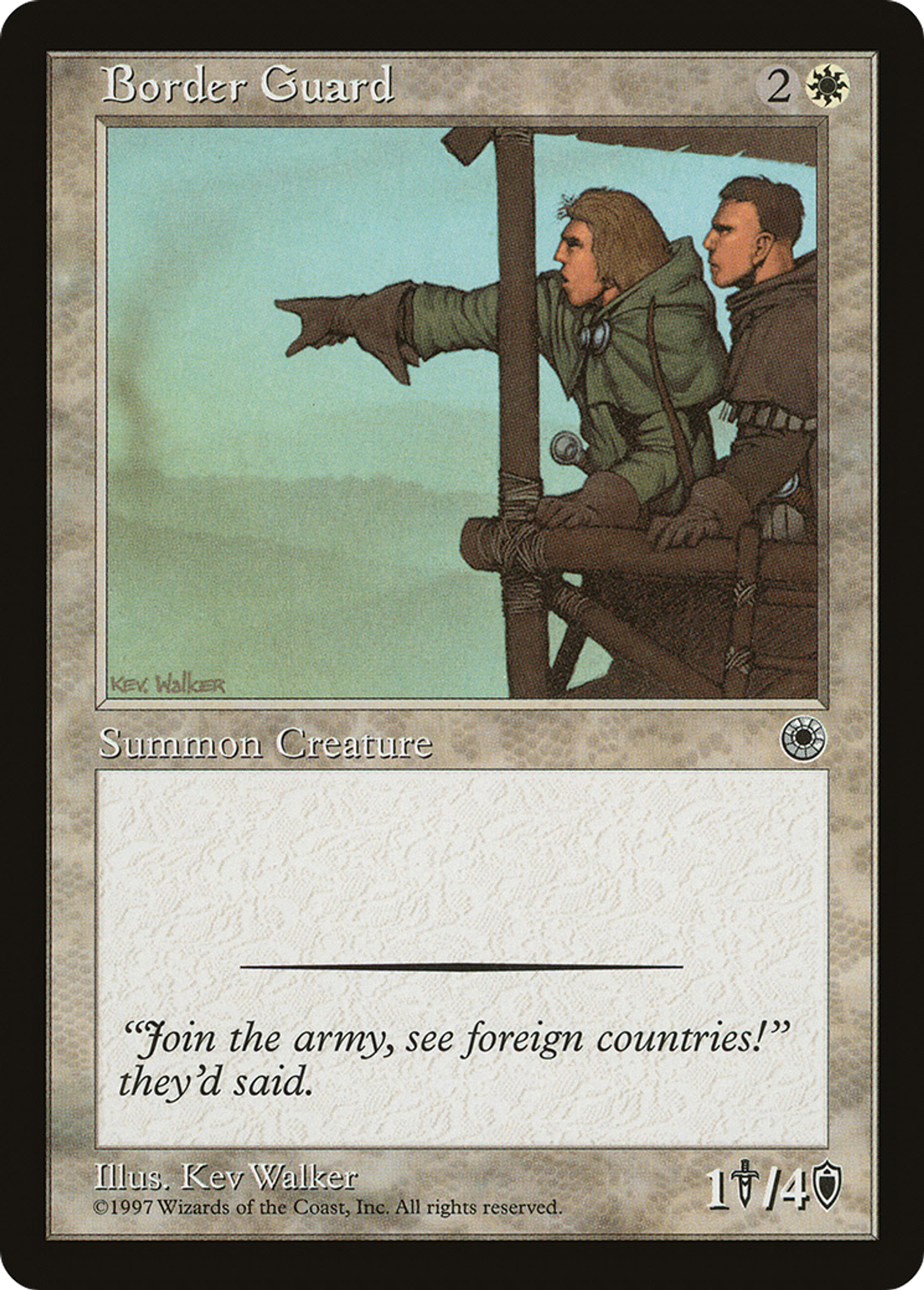 Border Guard — Portal — Magic: The Gathering