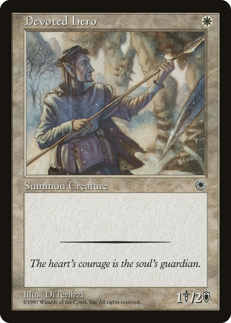 Devoted Hero — Portal — Magic: The Gathering