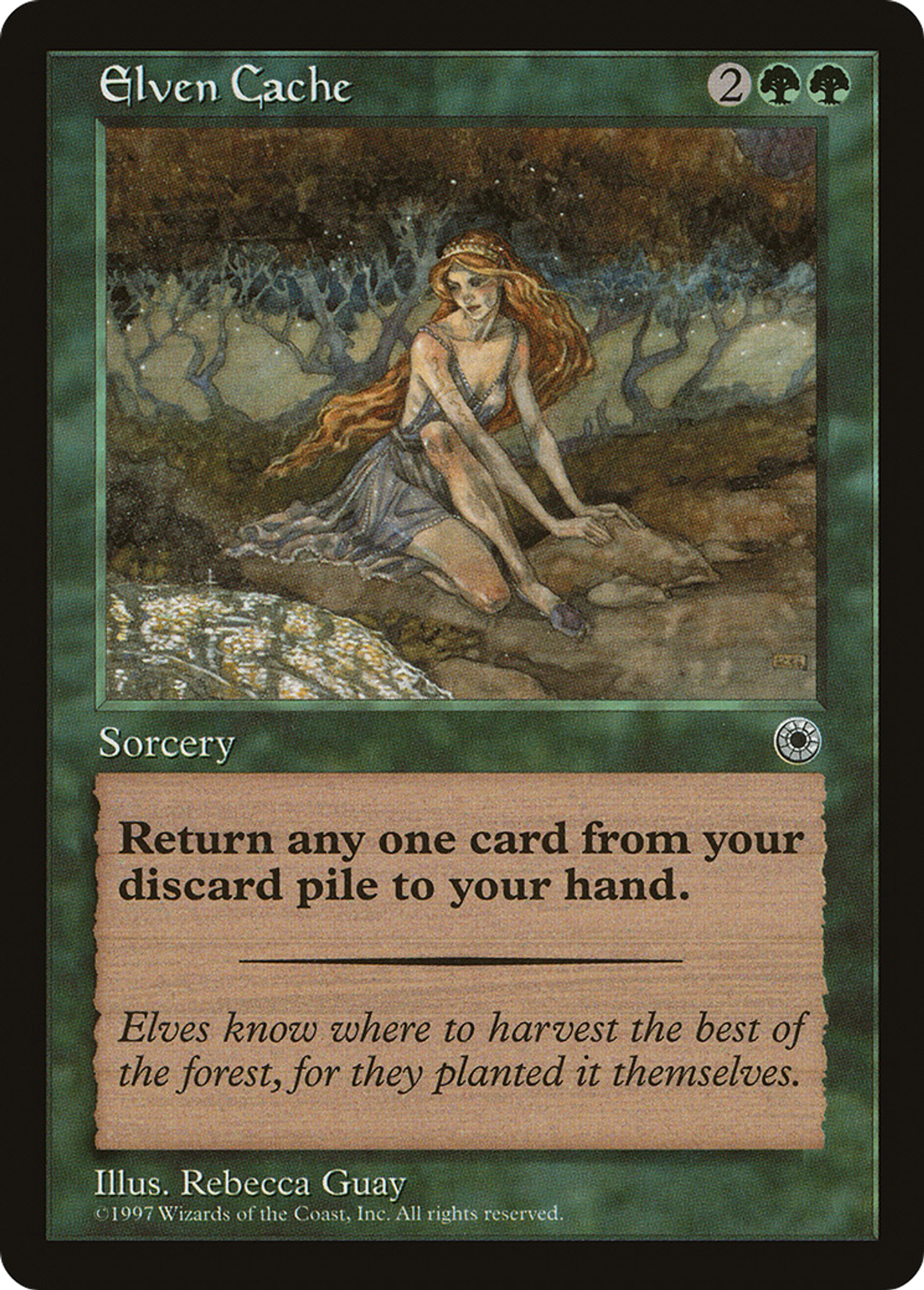 Elven Cache — Portal — Magic: The Gathering