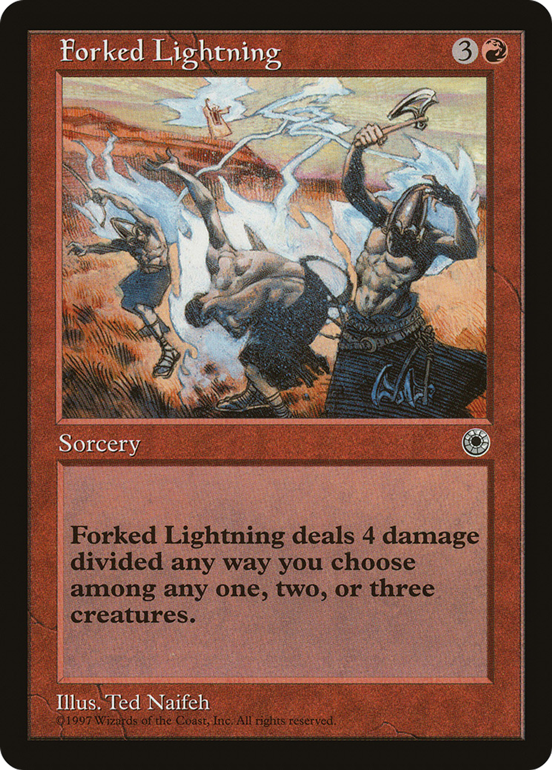 Forked Lightning — Portal — Magic: The Gathering