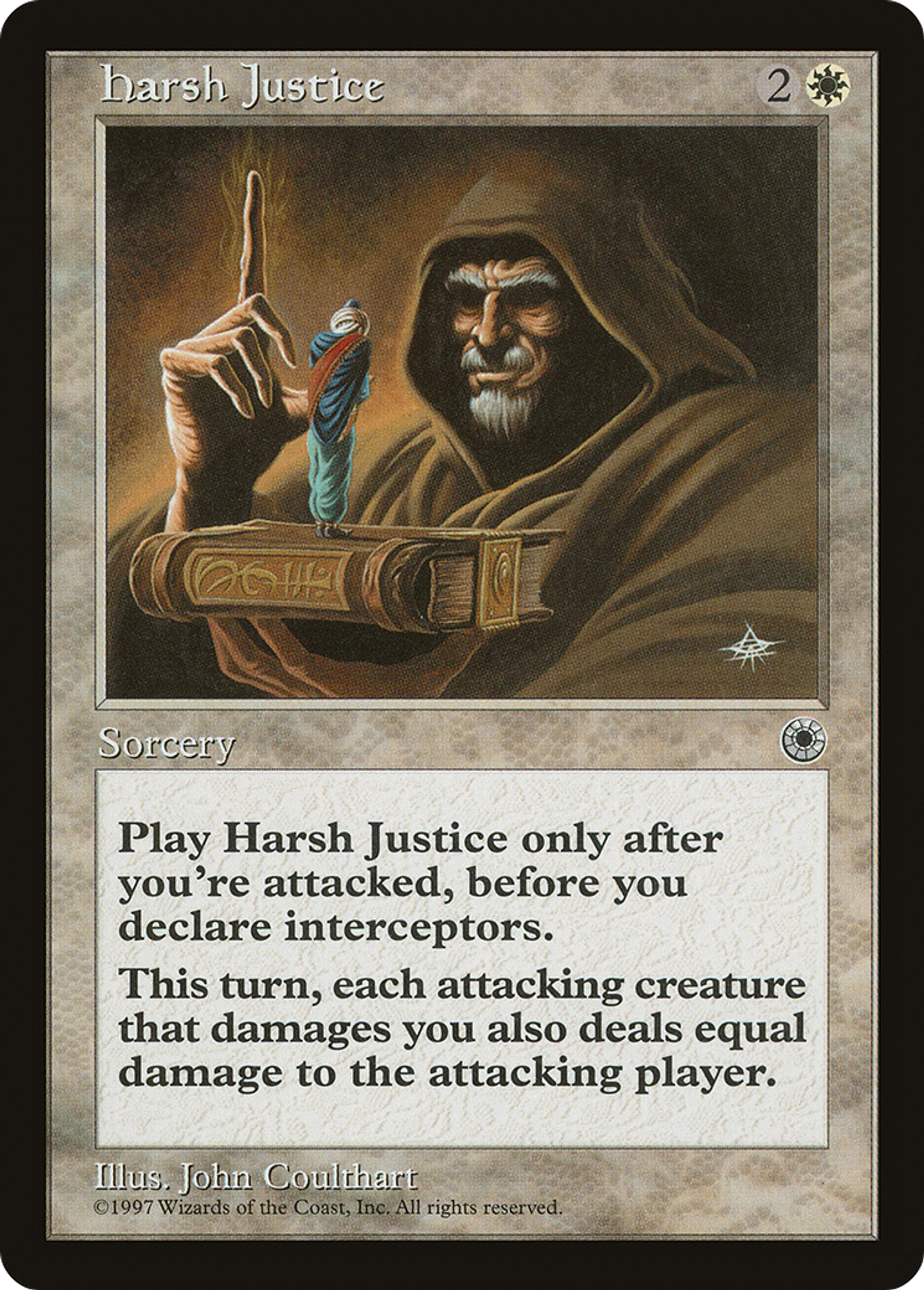 Harsh Justice — Portal — Magic: The Gathering