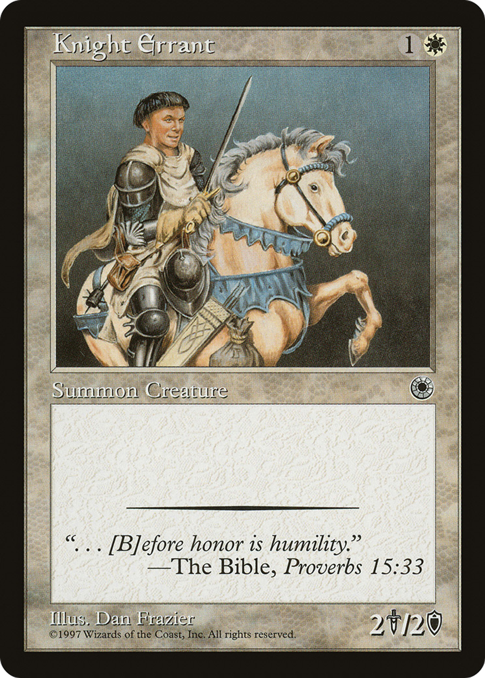 Knight Errant — Portal — Magic: The Gathering