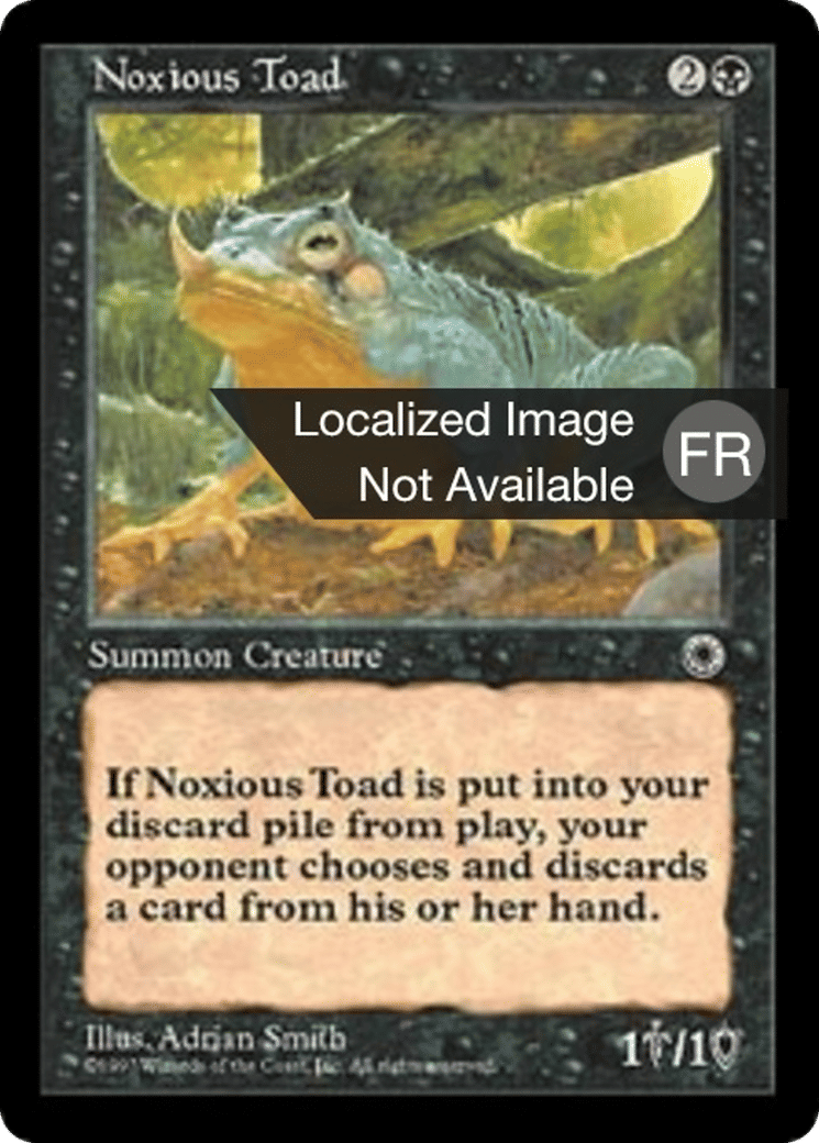 Crapaud nuisible — Portal — Magic: The Gathering